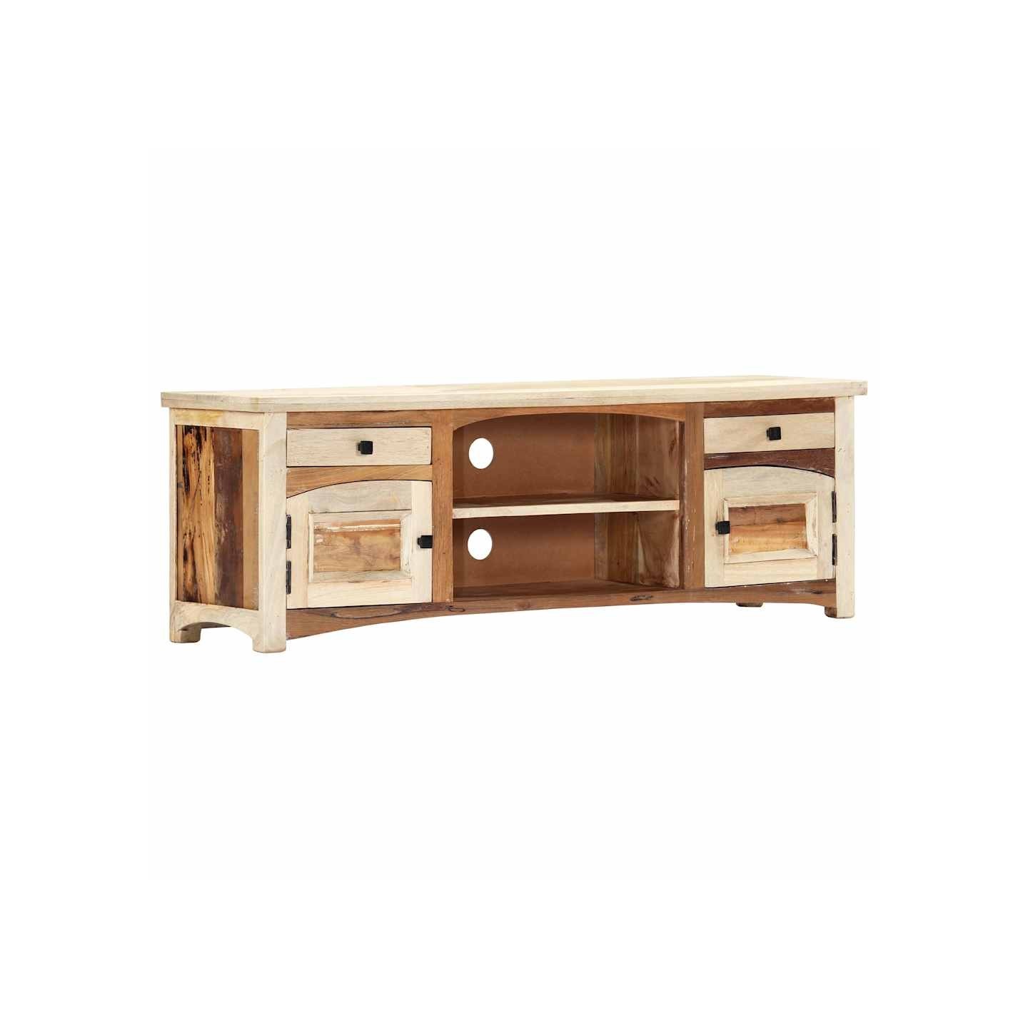 Meuble TV 120 x 30 x 40 cm Bois de récupération massif