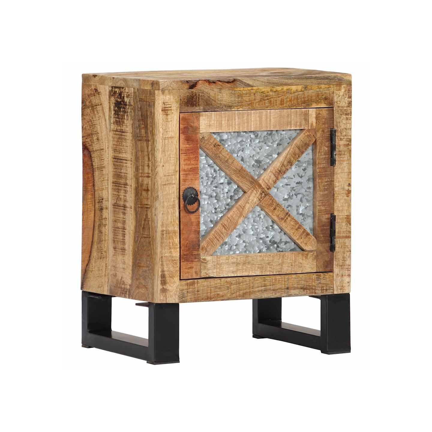 Table de chevet 40x30x50 cm Bois de manguier massif