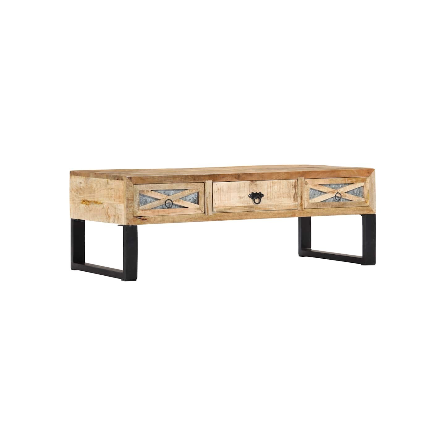 Table basse 110x50x38 cm bois de manguier massif