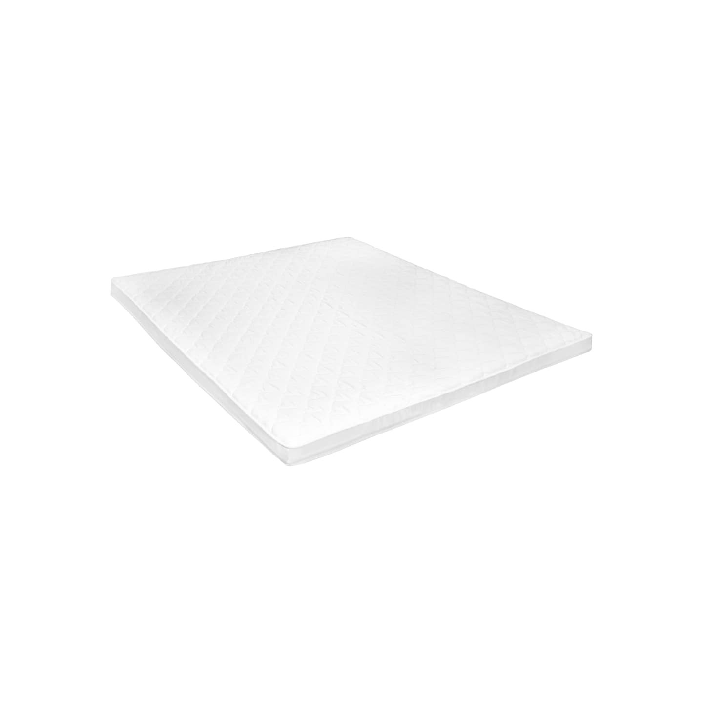 Sur-matelas 160 x 200 cm Mousse froide Profil d'œuf 6 cm