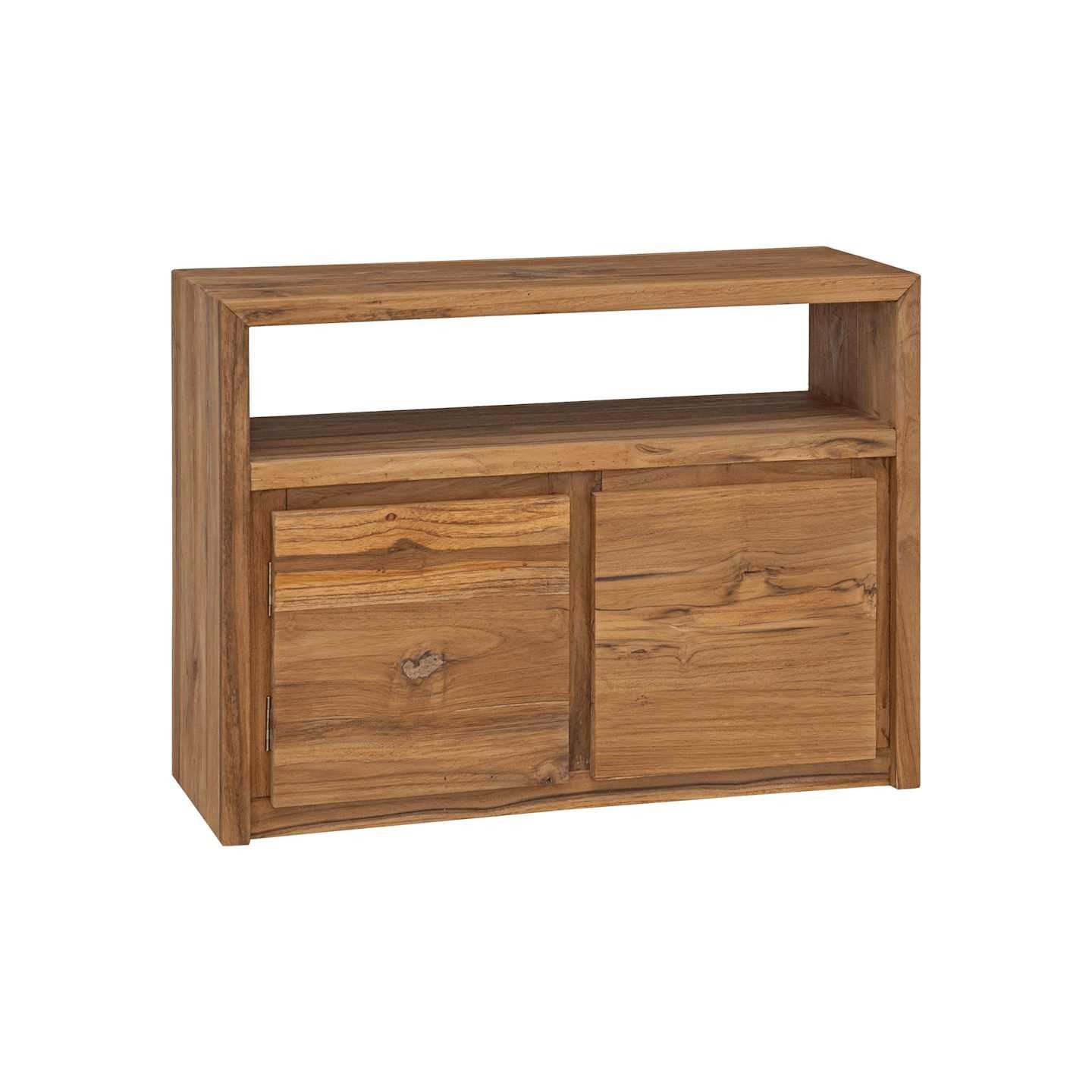 Buffet 80x30x60 cm bois de teck massif