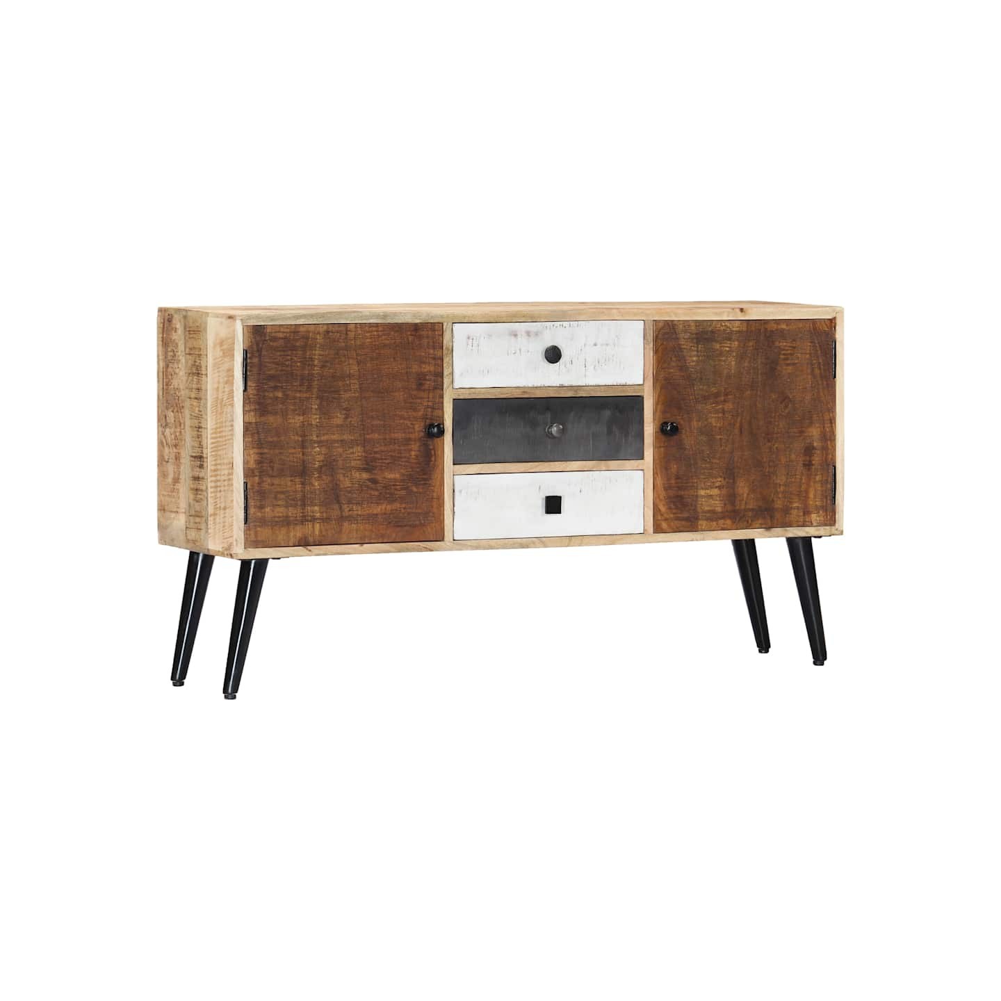 Buffet 118x30x62 cm Bois de manguier massif