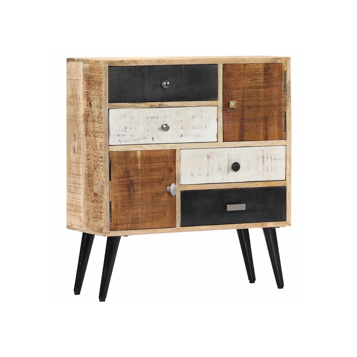 Buffet 70x30x78 cm Bois de manguier massif