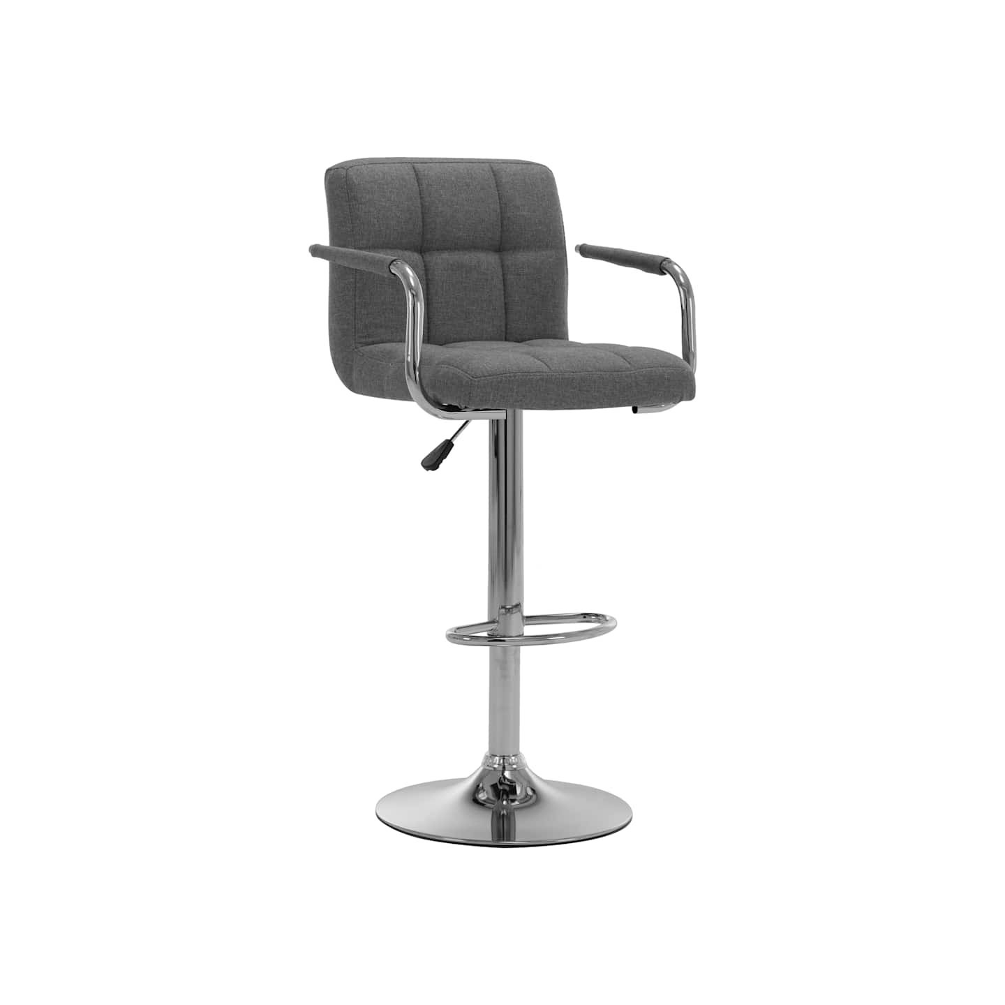 Tabouret de bar Gris clair Tissu