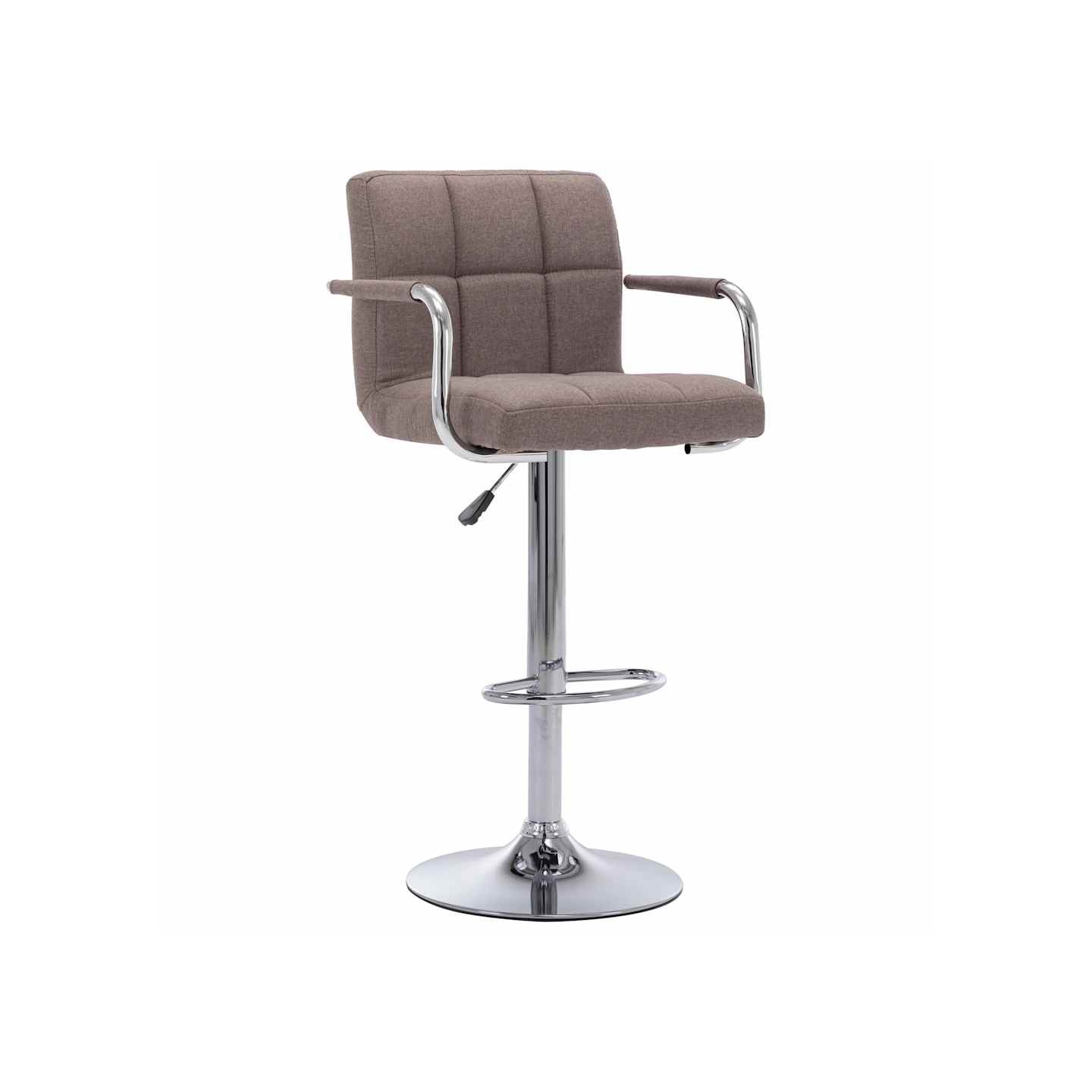Tabouret de bar Taupe Tissu