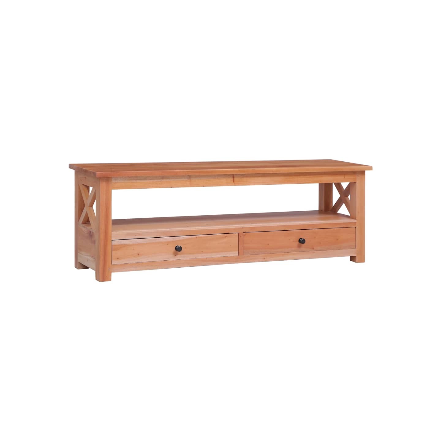Meuble TV 120x30x40 cm Bois d'acajou massif