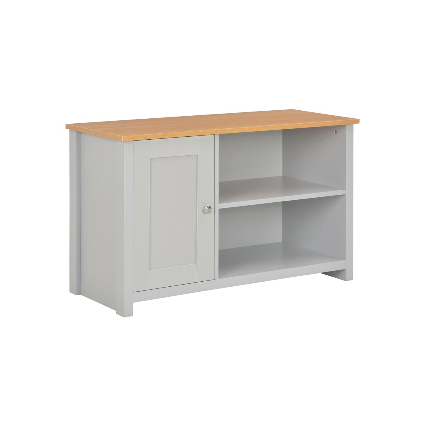 Meuble TV Gris 95x39x58 cm