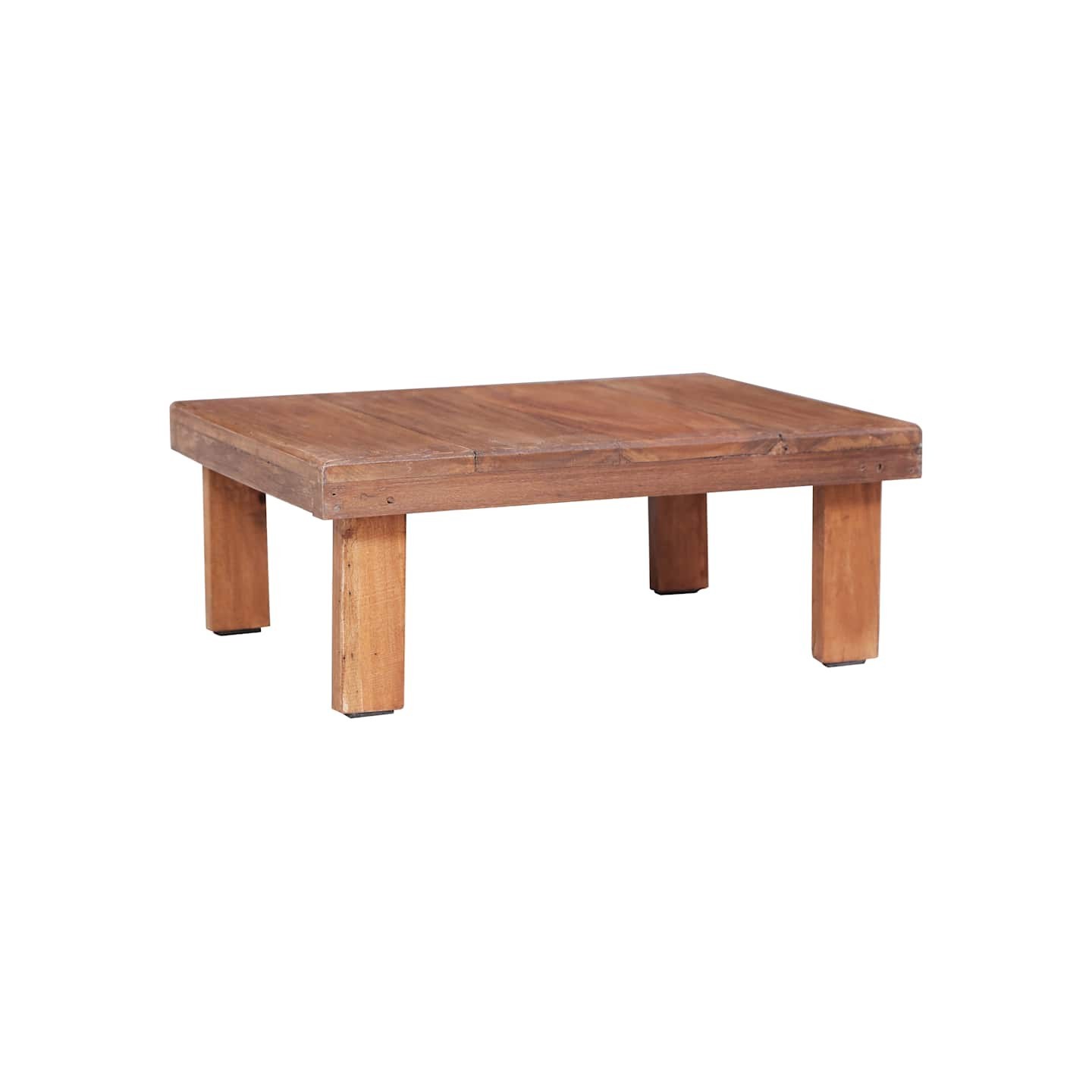 Table basse 60x45x23 cm bois d'acajou massif