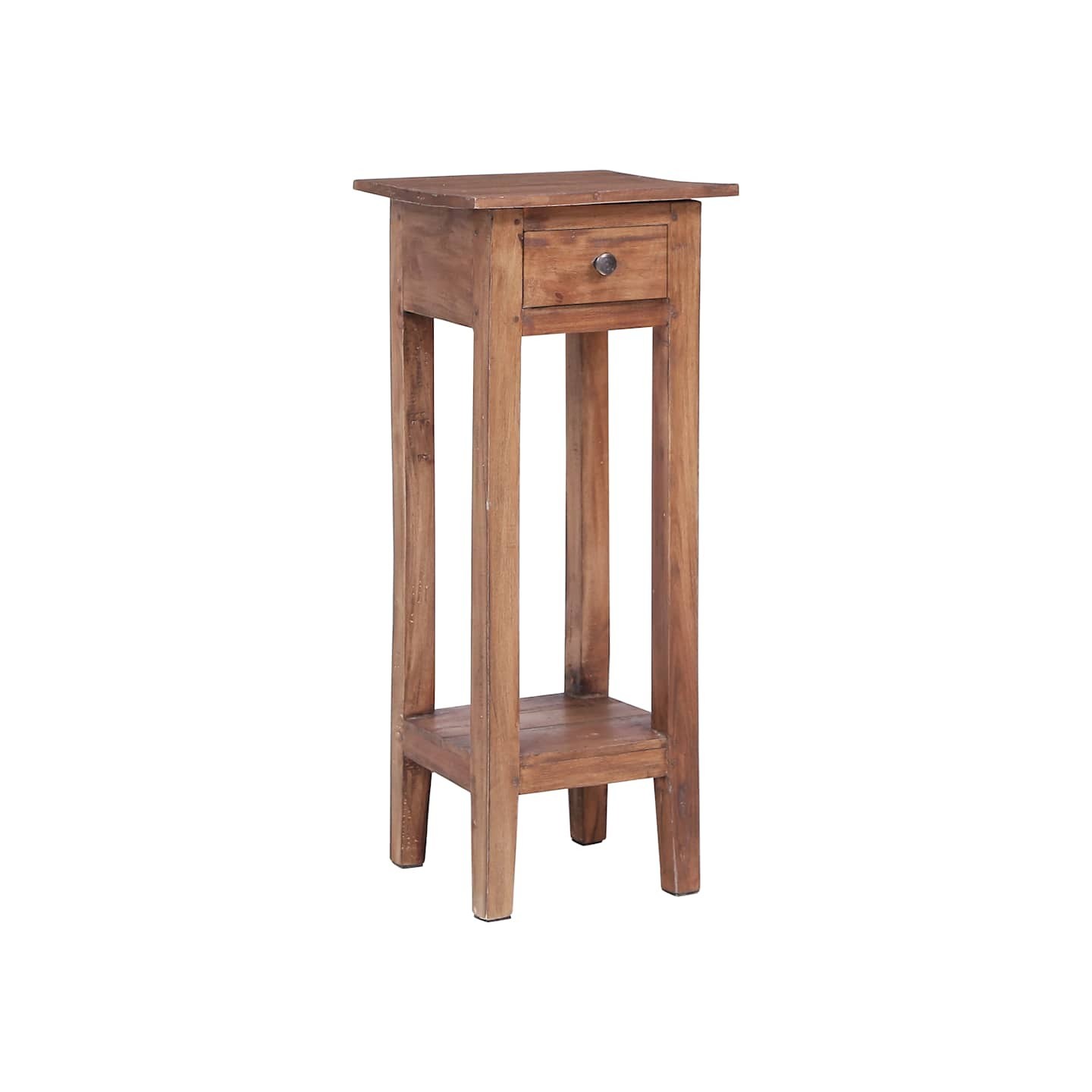 Support pour plantes 30x30x75 cm bois d'acajou massif