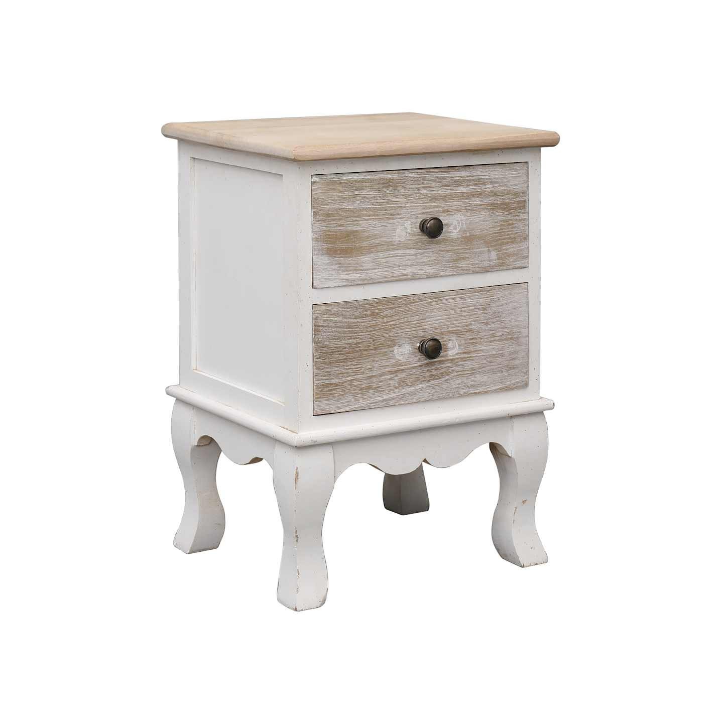 Table de chevet 35x30x50 cm Bois de Paulownia