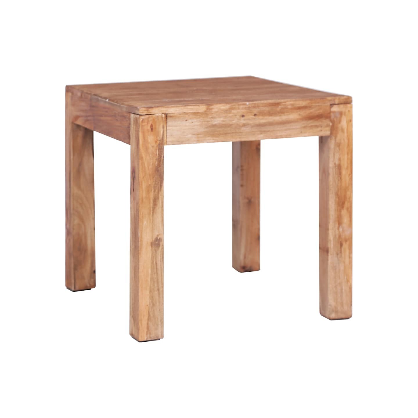 Table basse 53x50x50 cm bois d'acajou massif