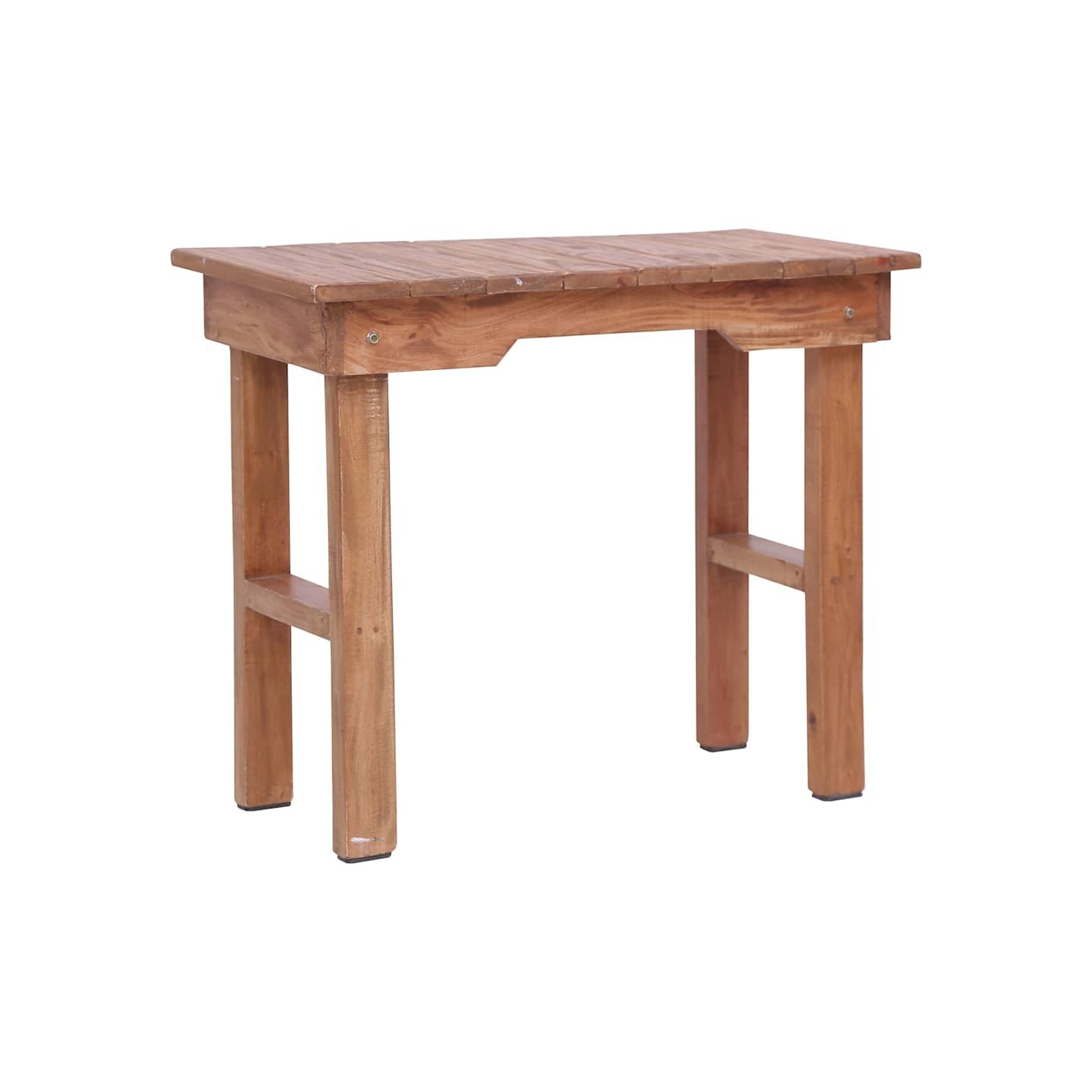 Table d'appoint 70x35x60 cm bois d'acajou massif