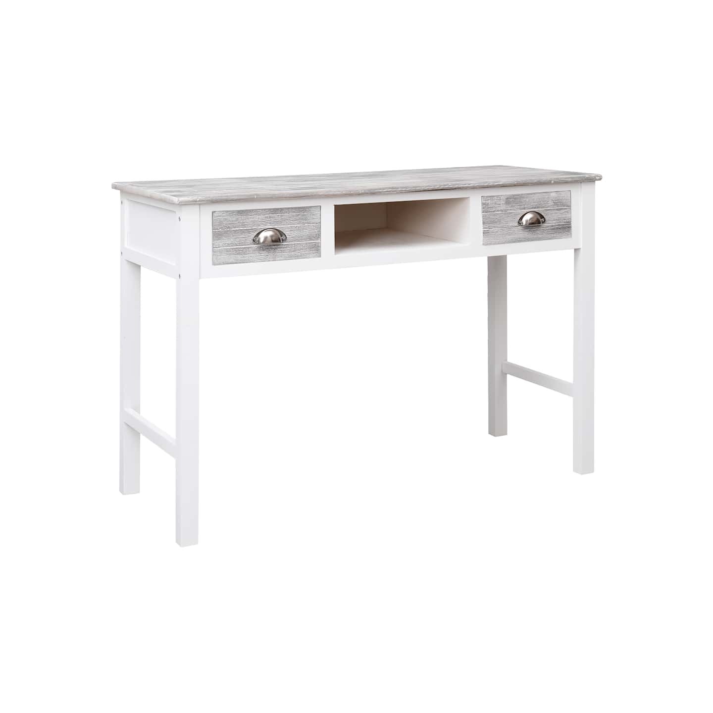 Bureau Gris 110x45x76 cm Bois