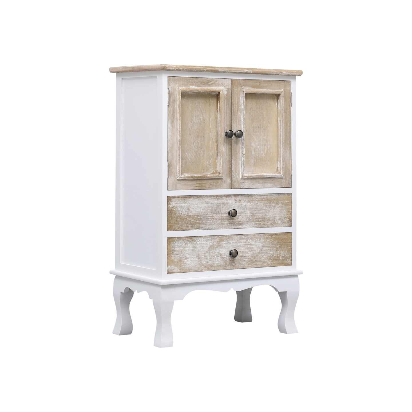 Armoire à tiroirs Blanc 50x30x80 cm Bois