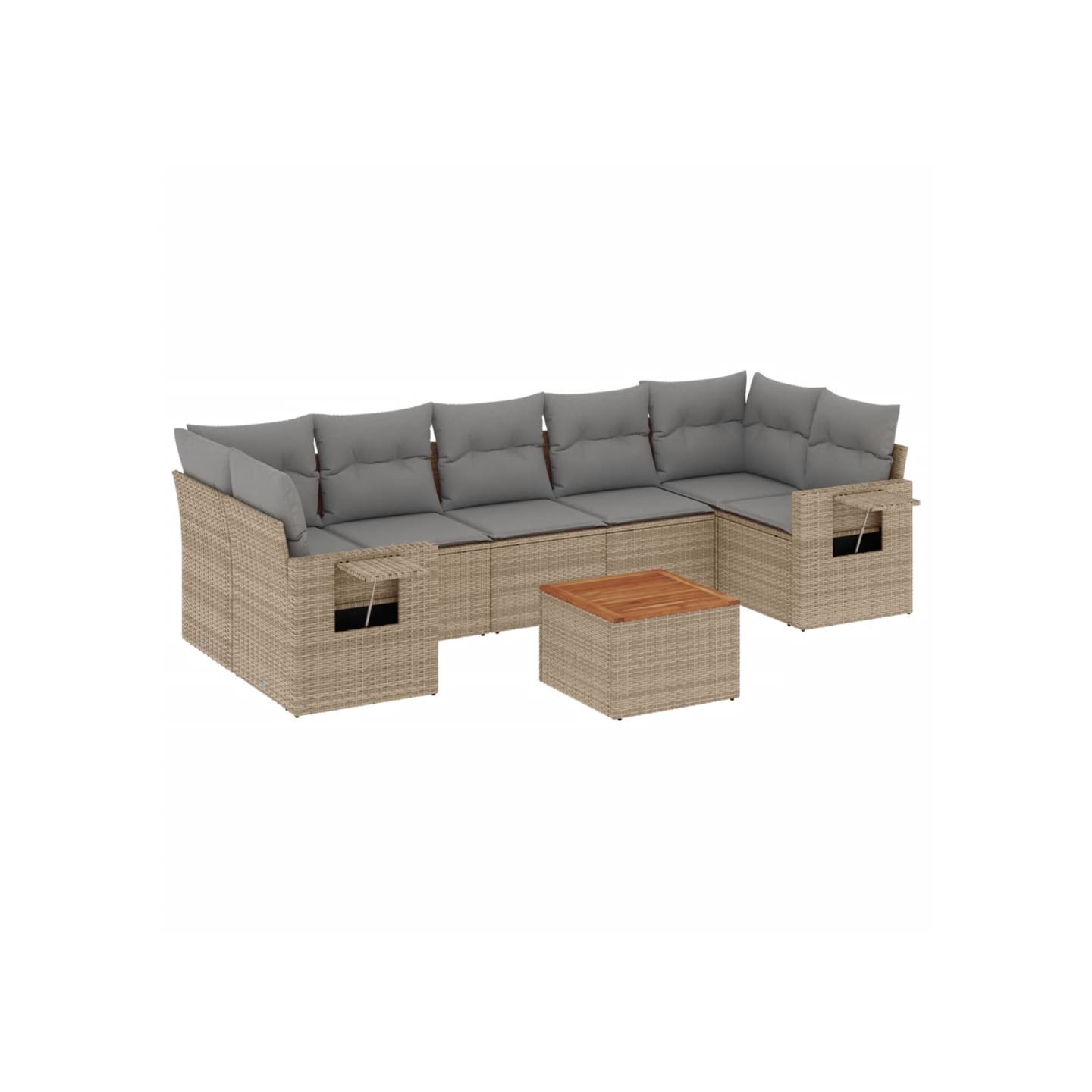 Patio Sofa Set 7 place Mix Beige
