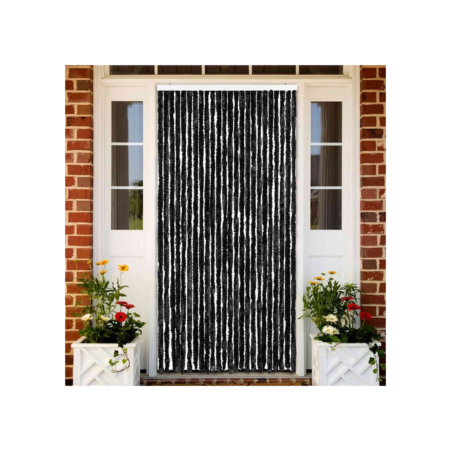 Moustiquaire Anthracite 100x220 cm Chenille