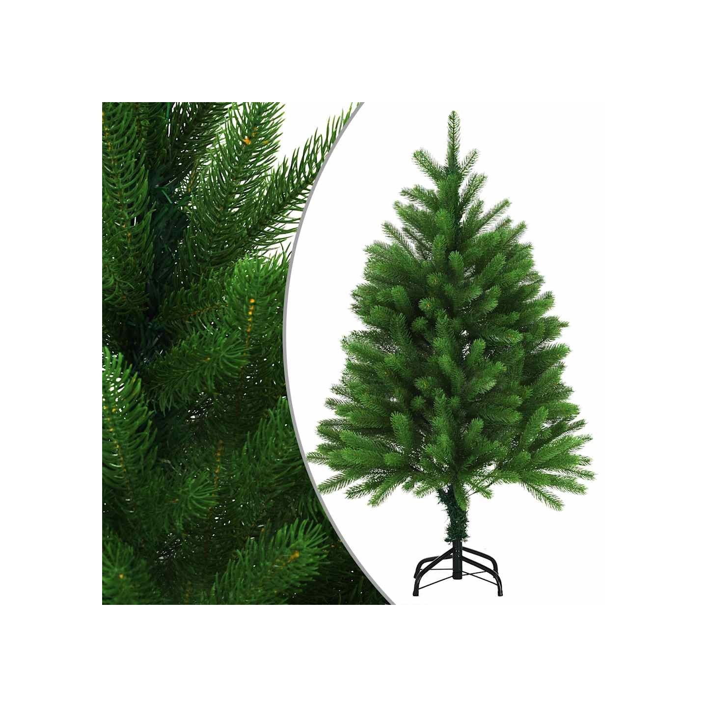 Arbre de Noël artificiel aiguilles réalistes 120 cm vert