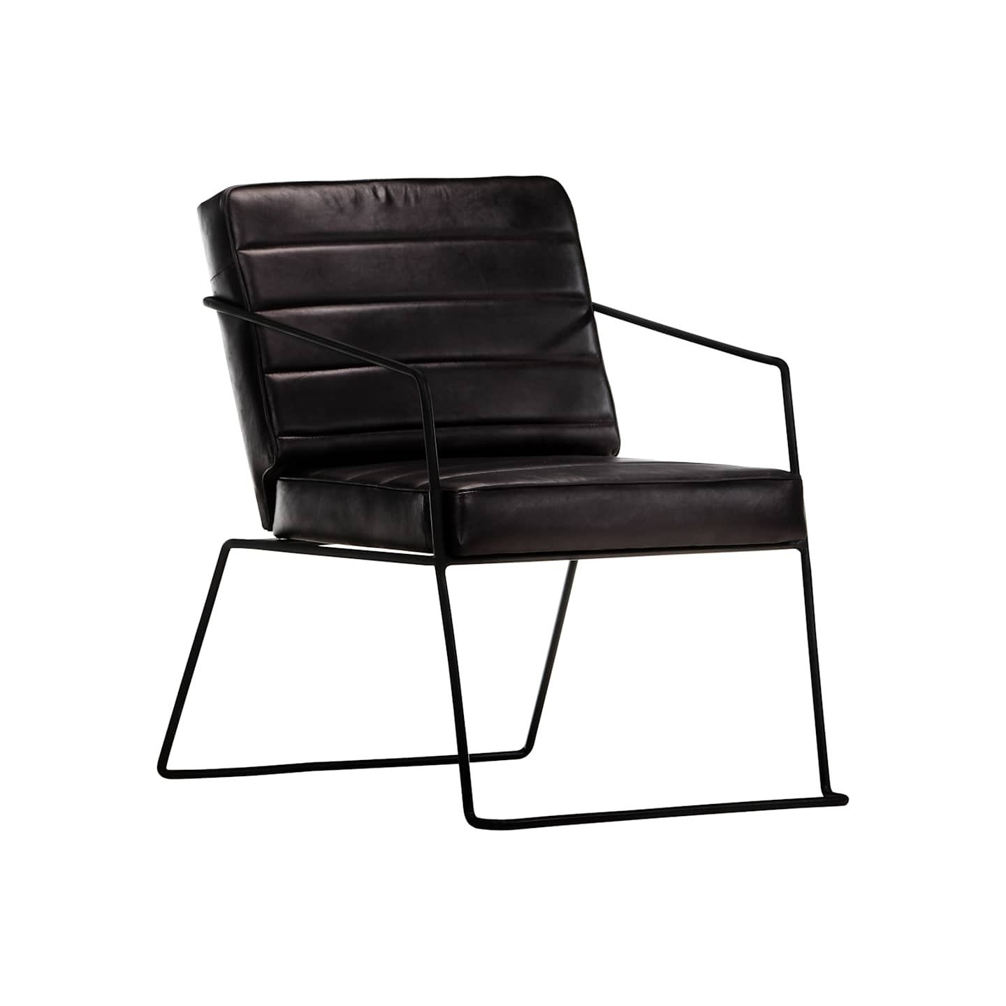 Fauteuil Noir Cuir véritable