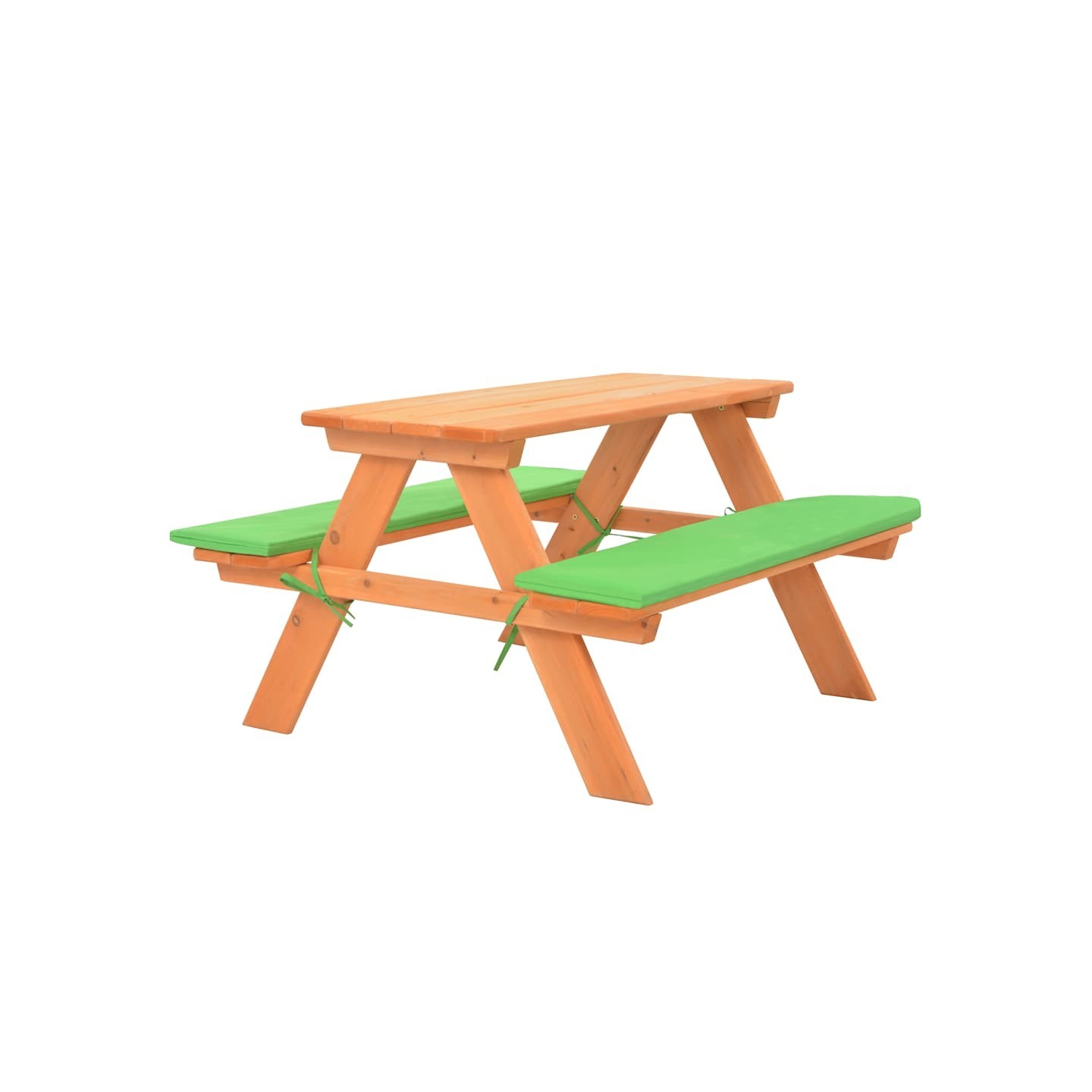 Table de pique-nique pour enfants avec bancs 89x79x50 cm Sapin