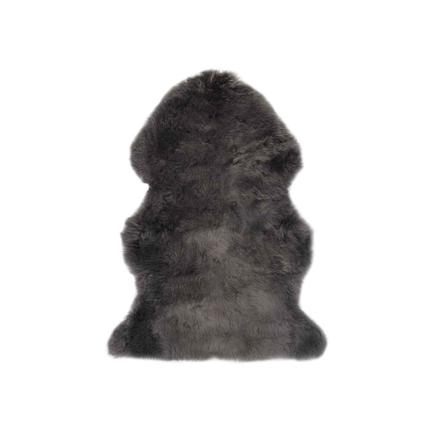 Tapis en peau de mouton 60 x 90 cm Gris clair