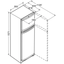 Réfrigérateur 2 portes Liebherr CTPELE251-26 270 L inox | Nimestore