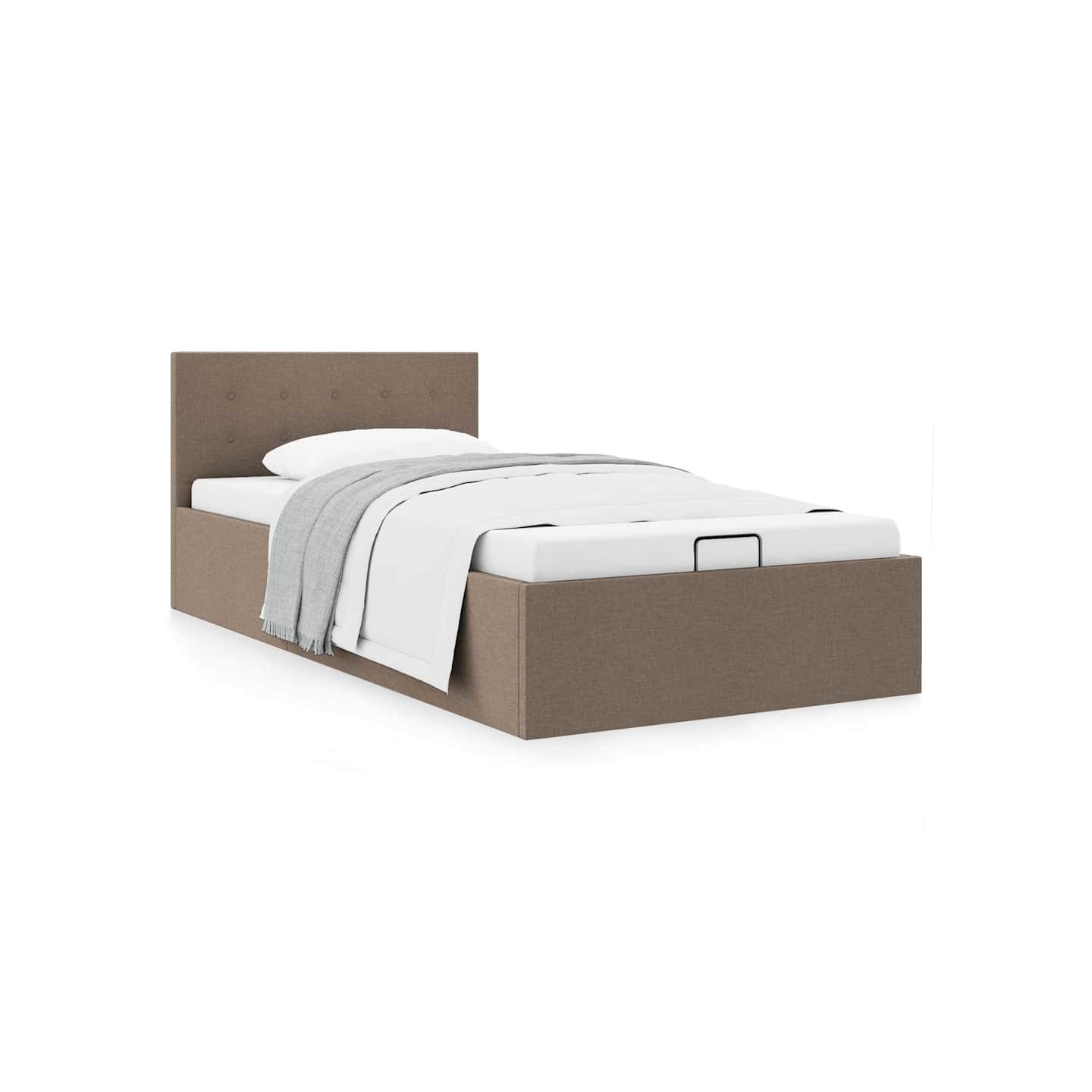 Cadre de lit à rangement hydraulique sans matelas 100x200 cm