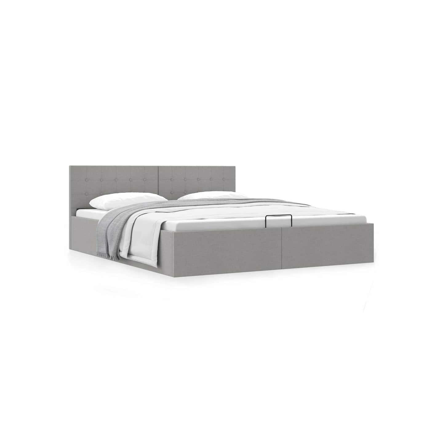 Cadre de lit à rangement hydraulique sans matelas 180x200 cm