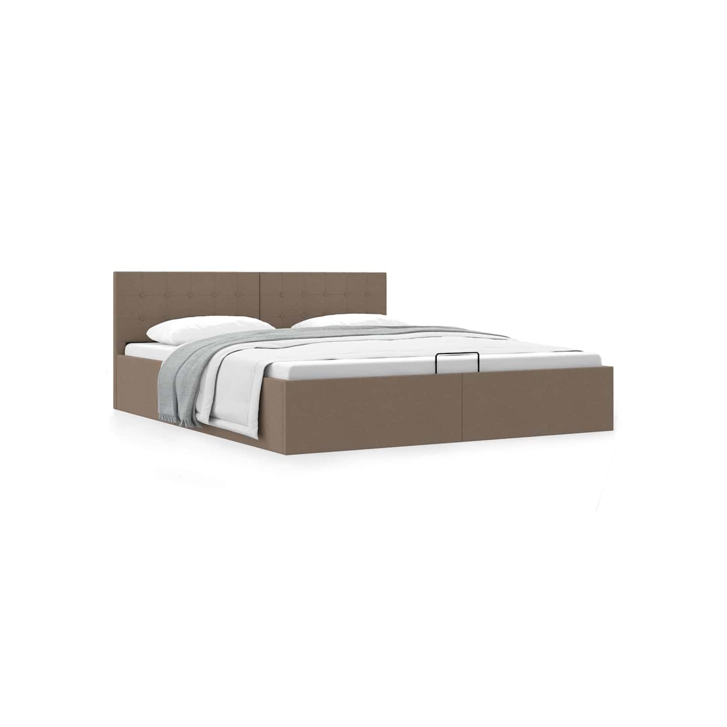 Cadre de lit à rangement hydraulique sans matelas 180x200 cm