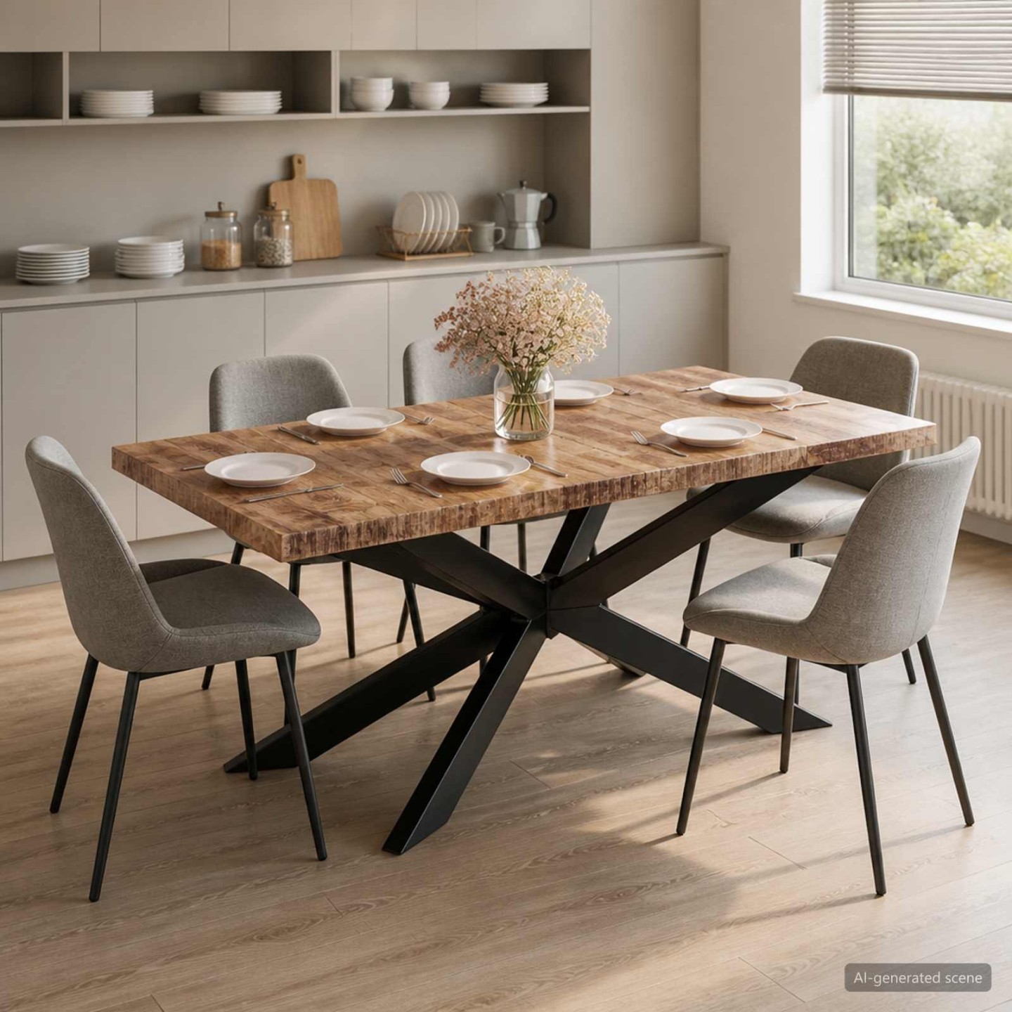 Table à dîner 180x90x76 cm Bois de manguier brut solide