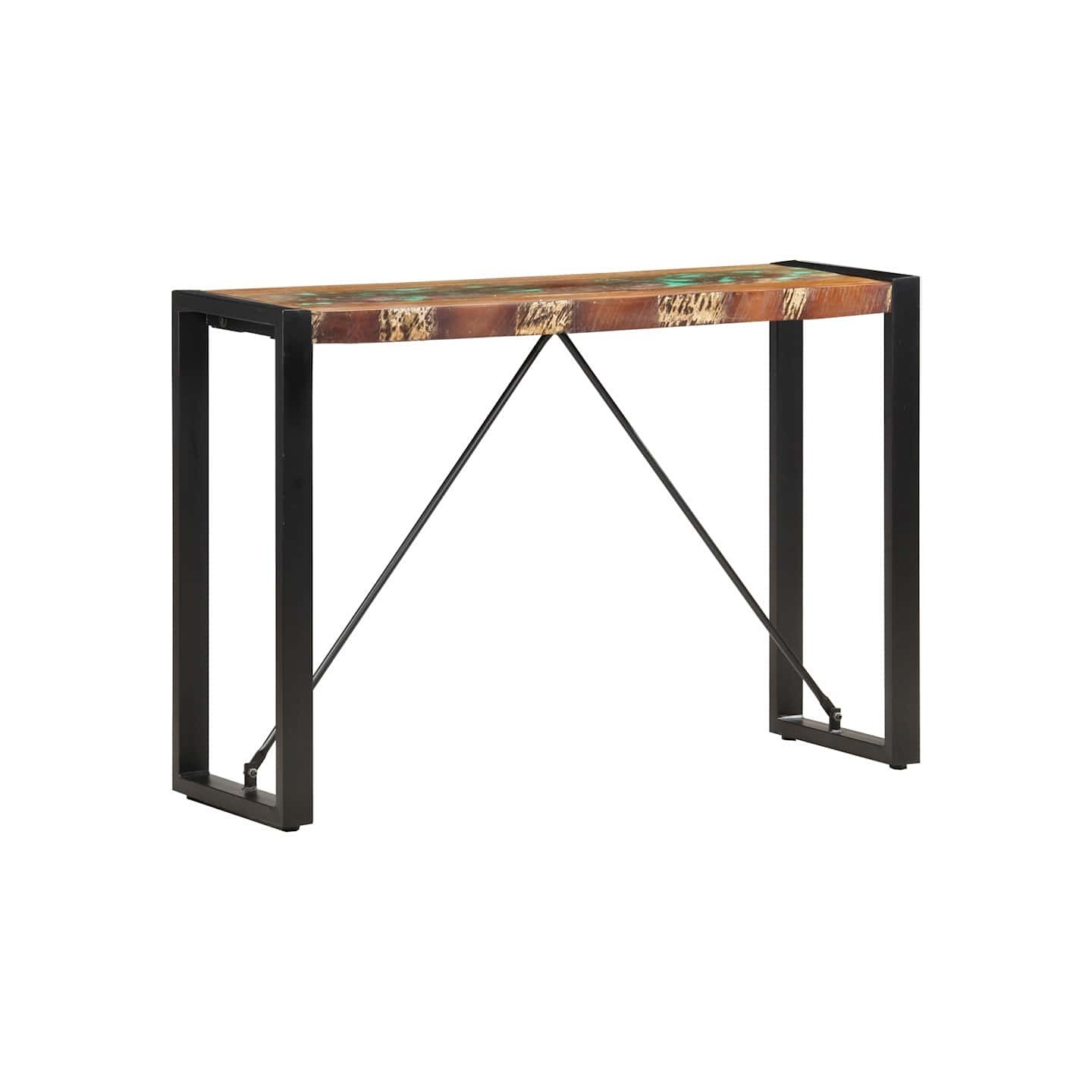 Table console 110x35x76 cm Bois de récupération massif