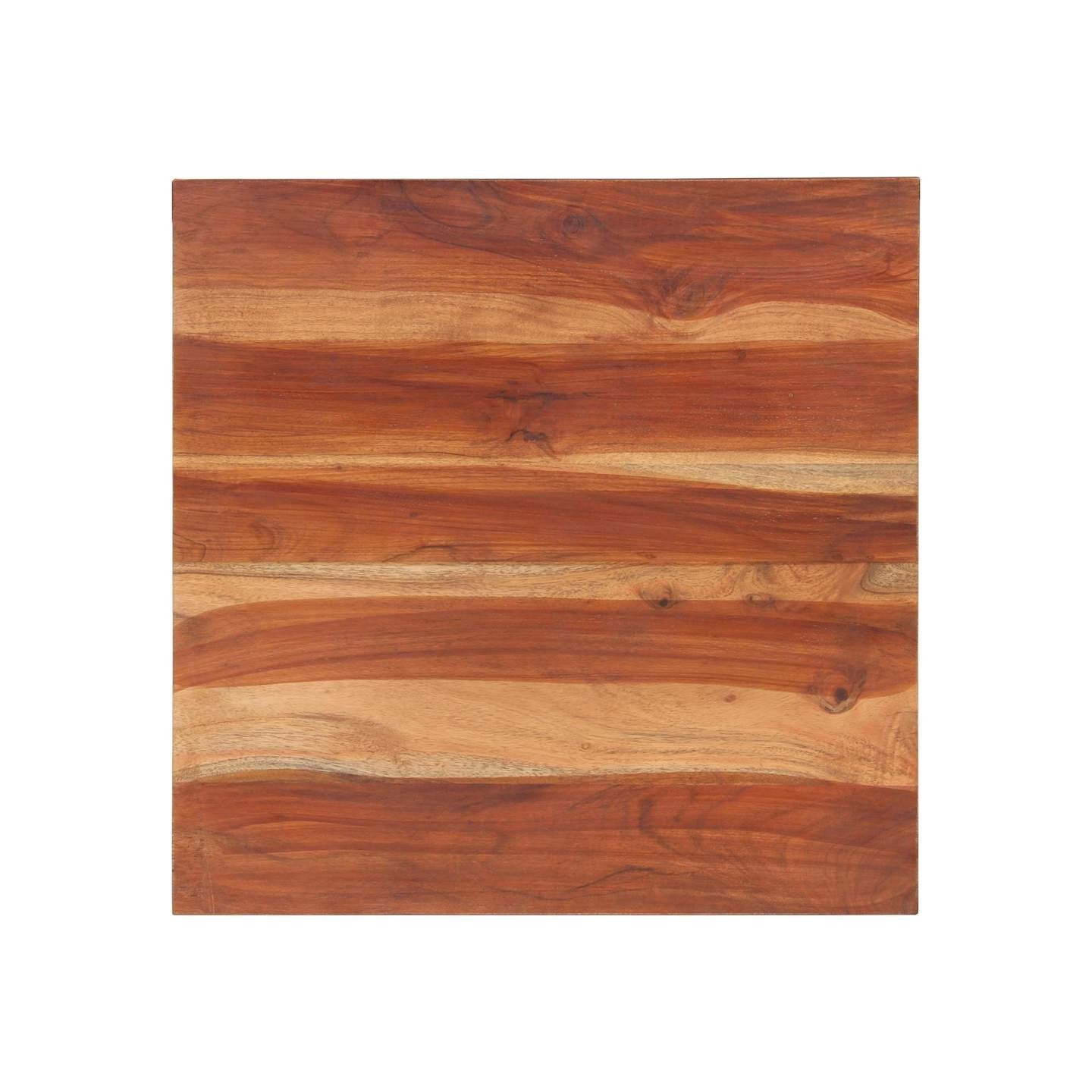 Dessus de table bois massif d'acacia 25-27 mm 60x60 cm
