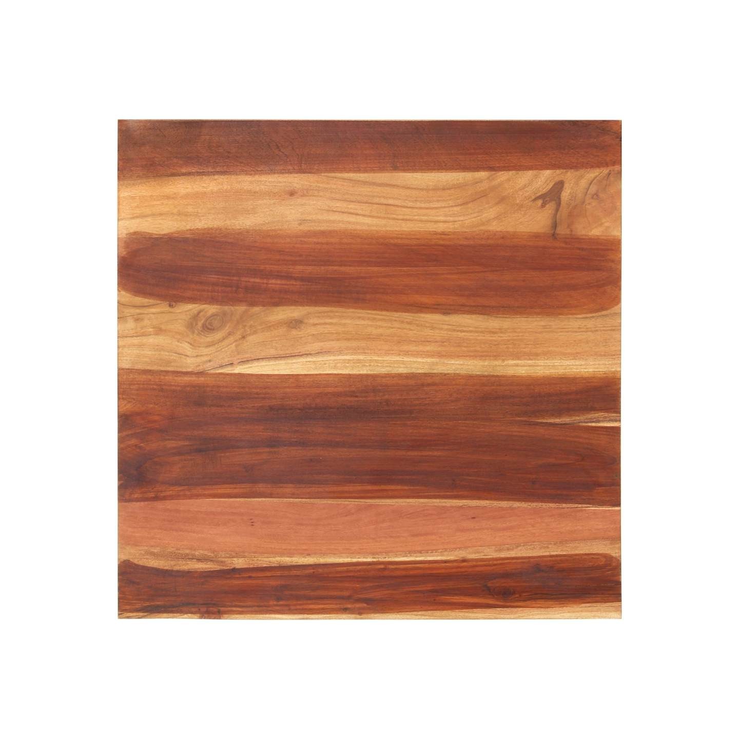 Dessus de table bois massif d'acacia 25-27 mm 70x70 cm