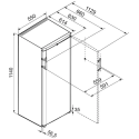 Réfrigérateur 1 porte Liebherr KE230-26 213 L compact | Nimestore