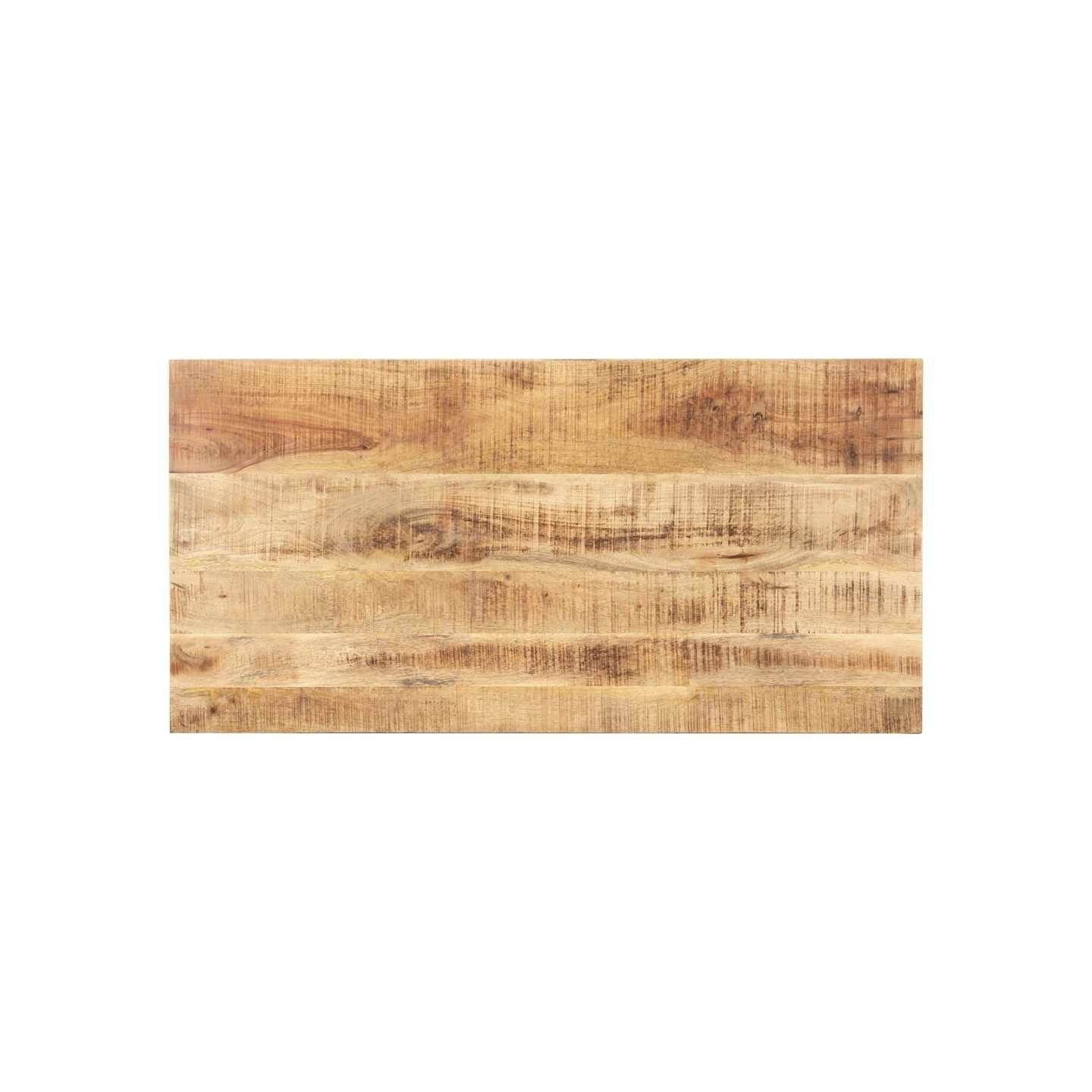 Dessus de table bois de manguier solide 15-16 mm 100x60 cm