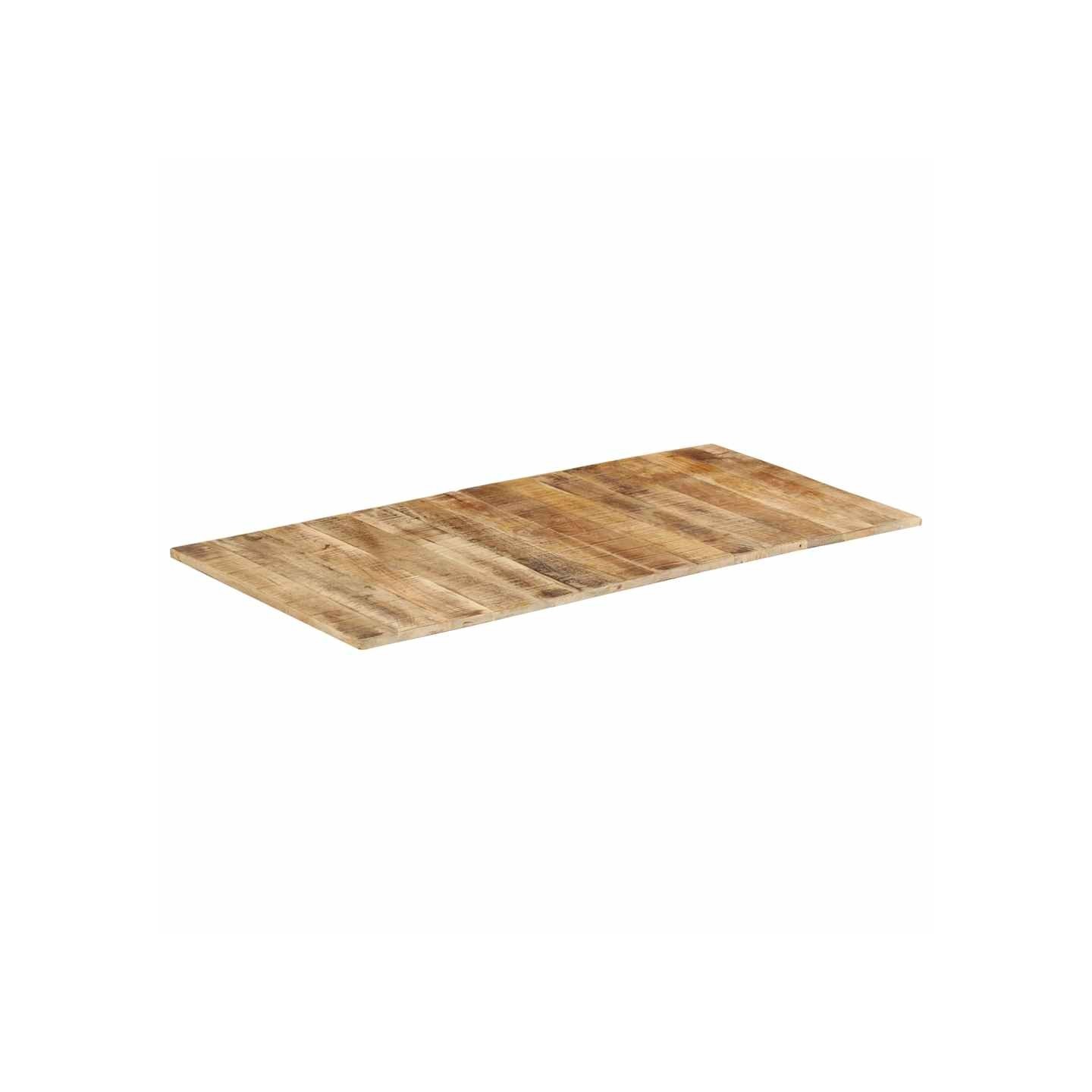 Dessus de table bois de manguier solide 15-16 mm 120x60 cm