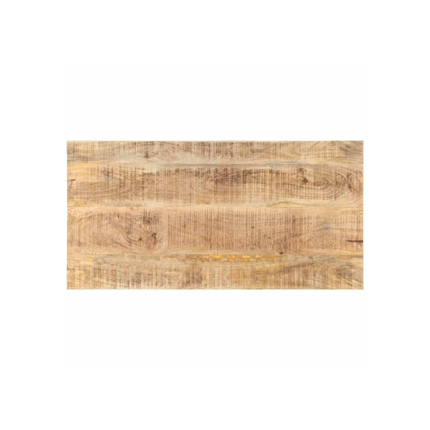 Dessus de table bois de manguier solide 25-27 mm 100x60 cm