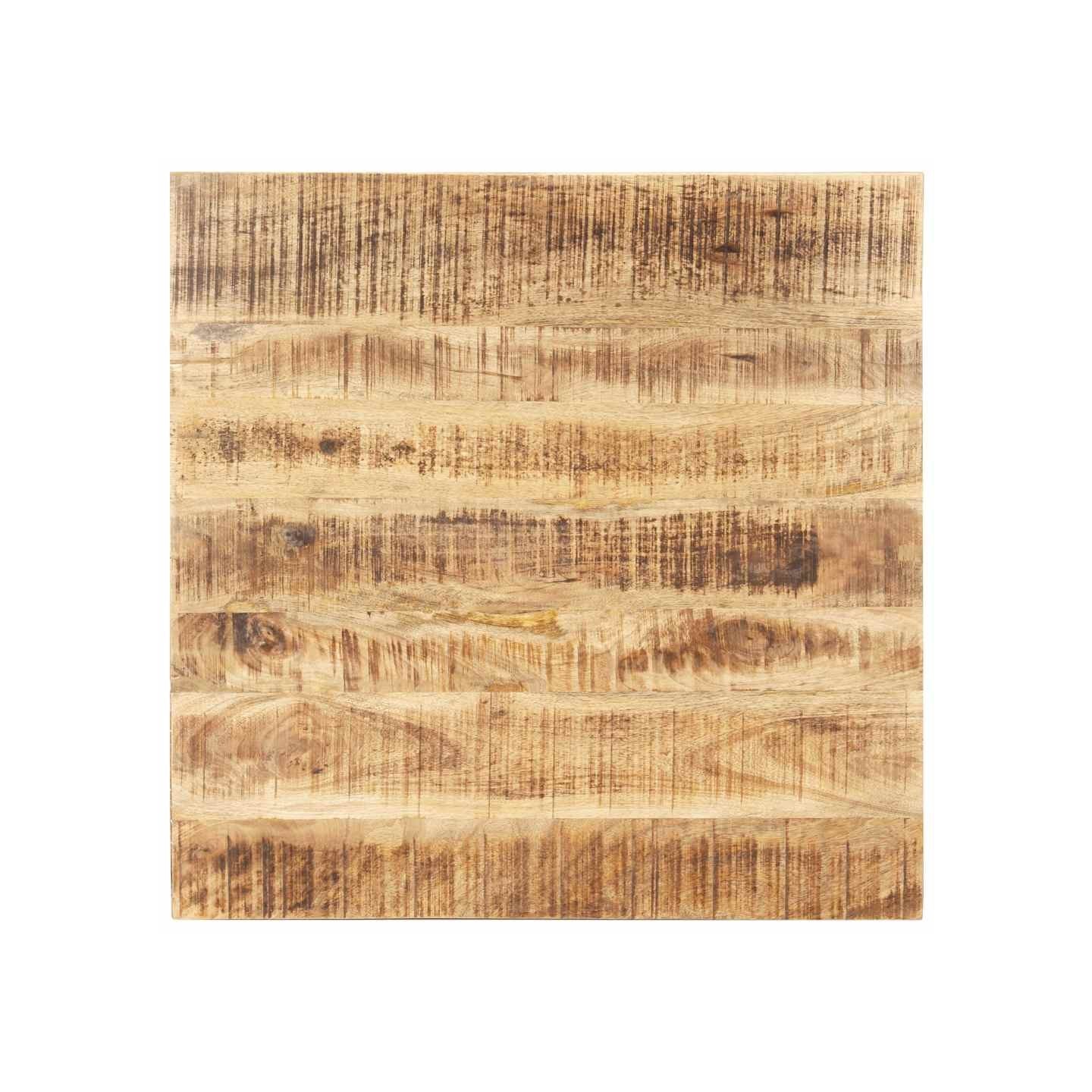 Dessus de table Bois de manguier solide 15-16 mm 70x70 cm