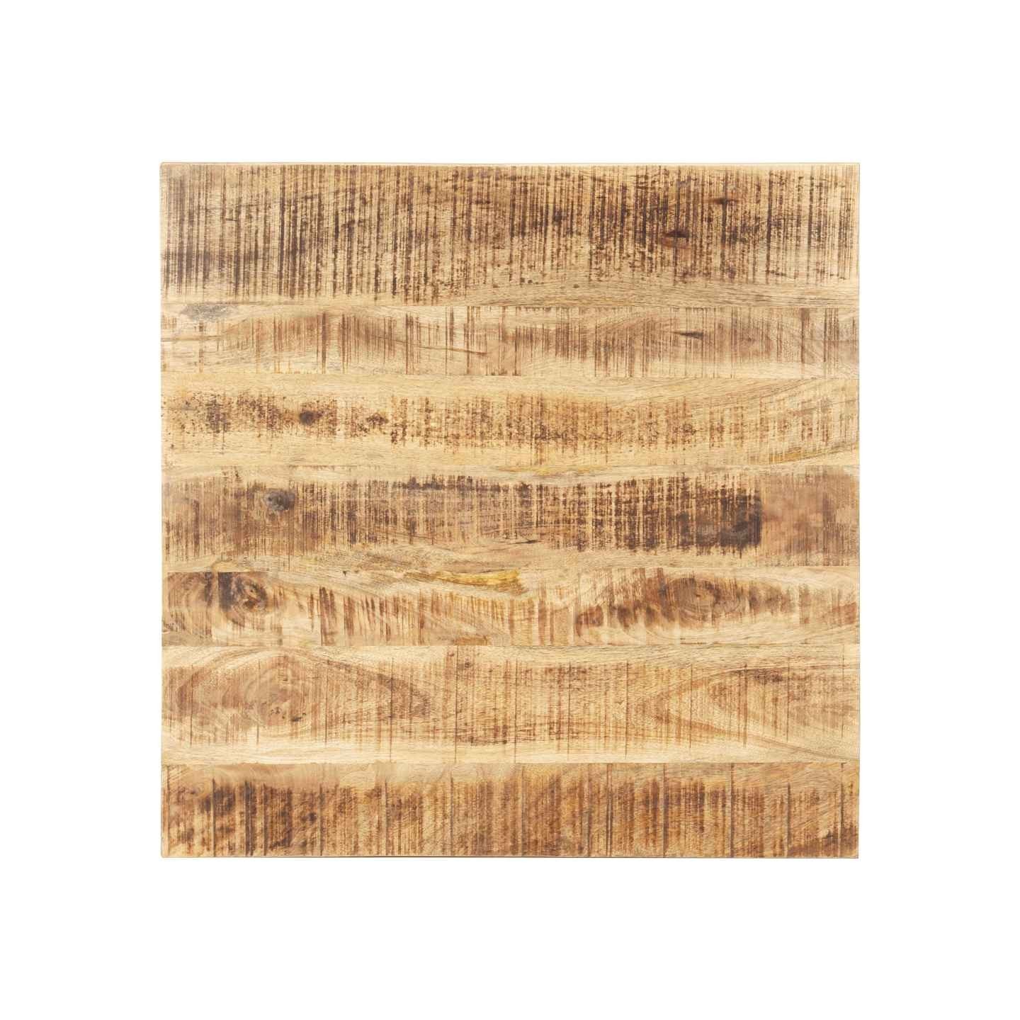 Dessus de table Bois de manguier solide 25-27 mm 70x70 cm