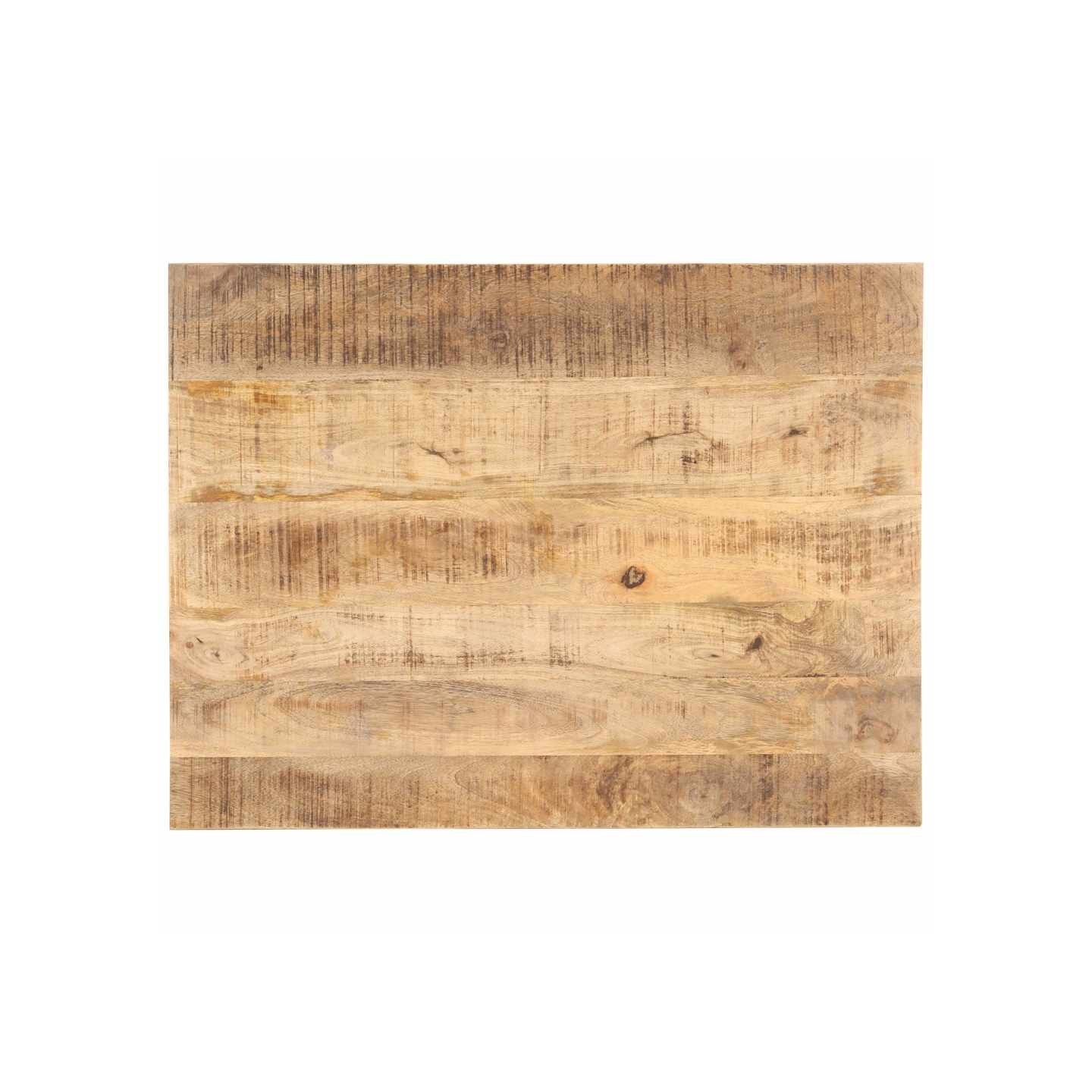 Dessus de table Bois de manguier solide 25-27 mm 80x60 cm