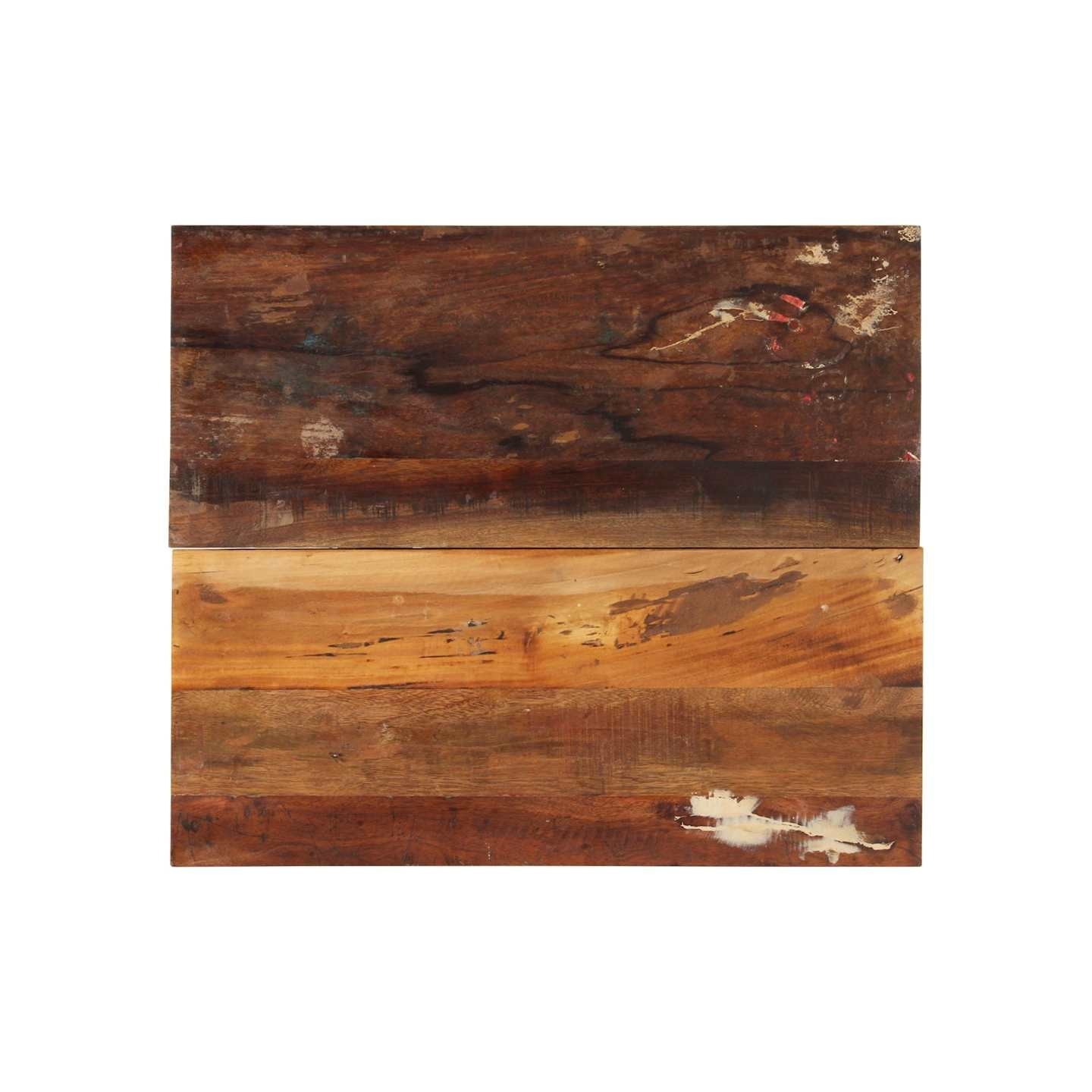 Dessus de table rectangulaire 60x70 cm 15-16 mm Bois récupéré