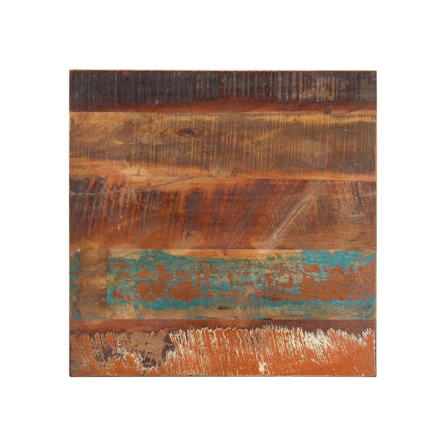Dessus de table carré 60x60 cm 25-27 mm Bois de récupération