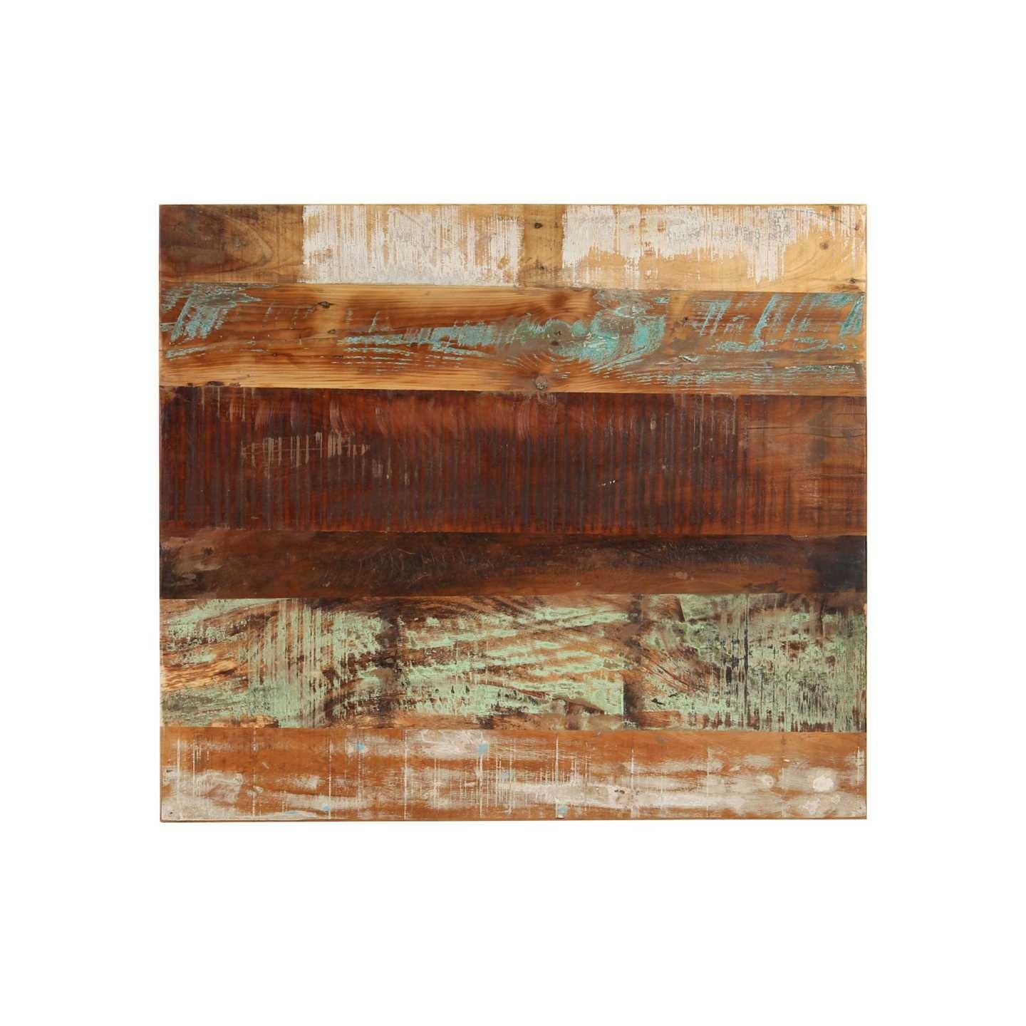 Dessus de table rectangulaire 70x80 cm 15-16 mm Bois récupéré