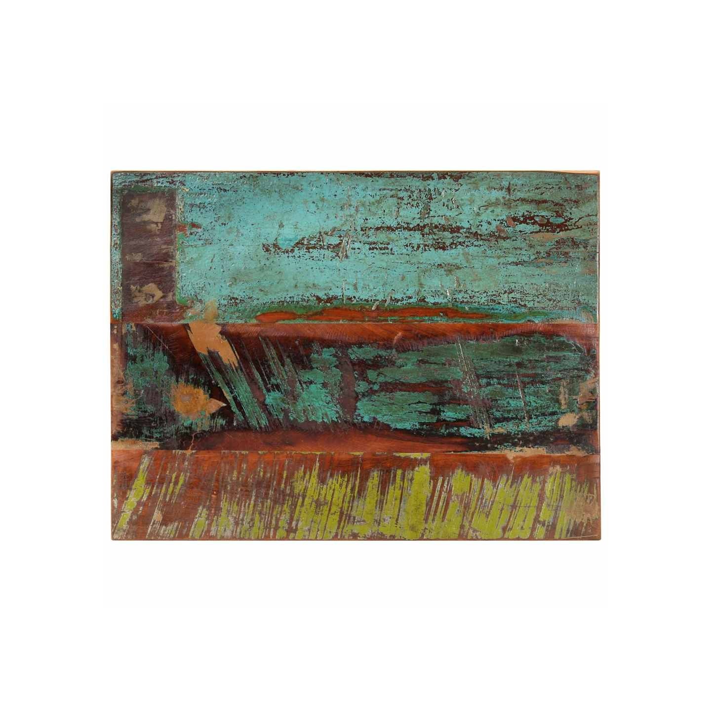Dessus de table rectangulaire 60x80 cm 25-27 mm Bois récupéré