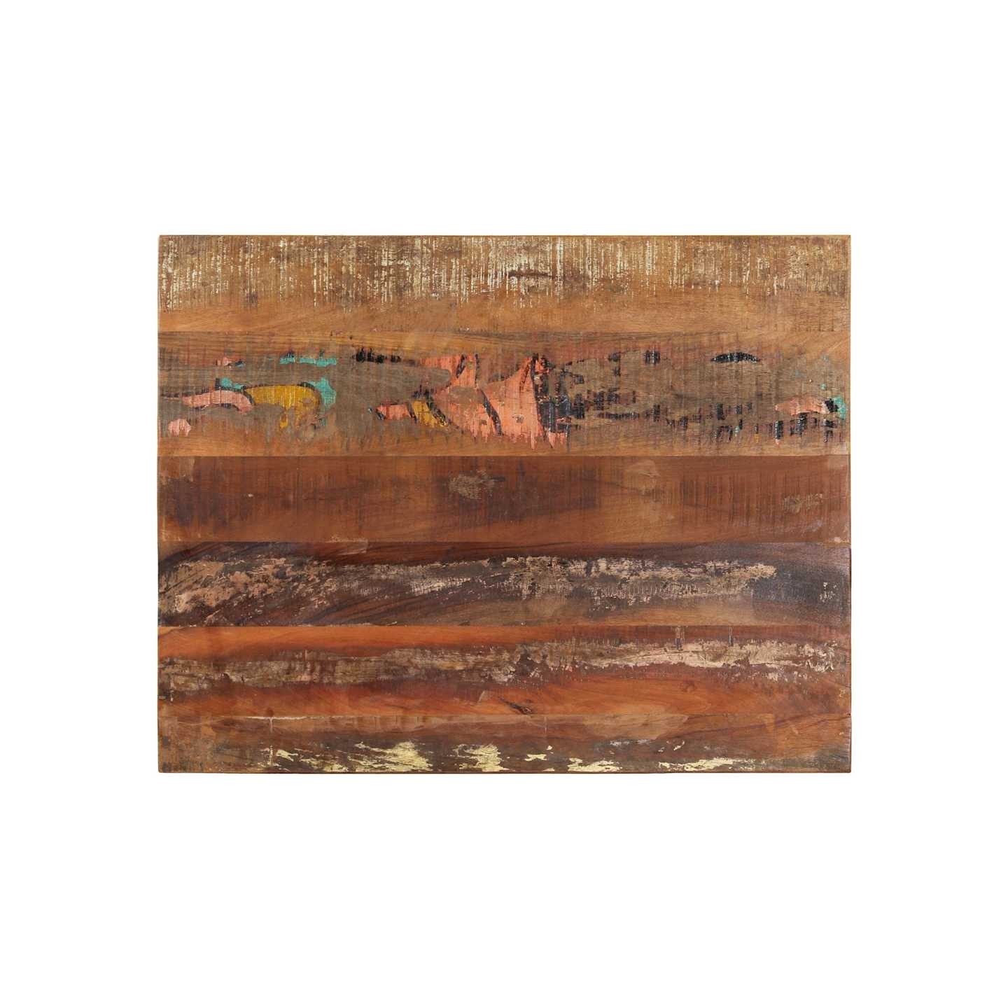 Dessus de table rectangulaire 70x90 cm 15-16 mm Bois récupéré