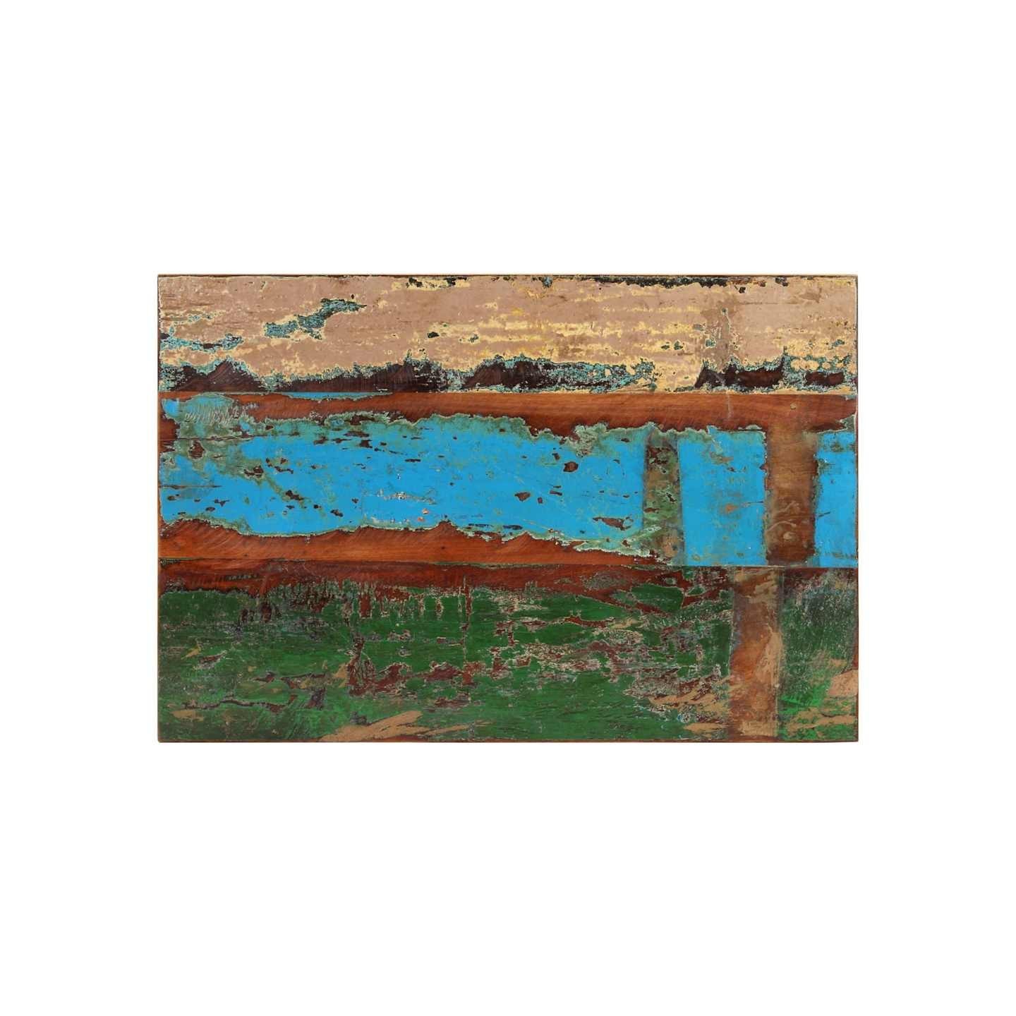 Dessus de table rectangulaire 60x90 cm 25-27 mm Bois récupéré