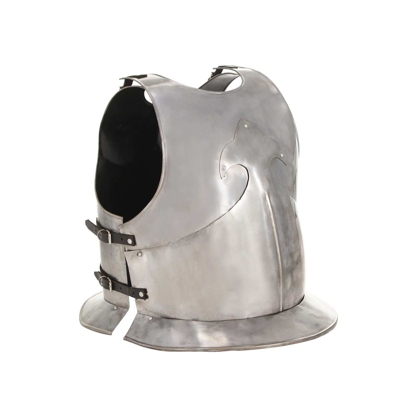 Cuirasse d'armure corporelle chevalier médiéval Argenté Acier
