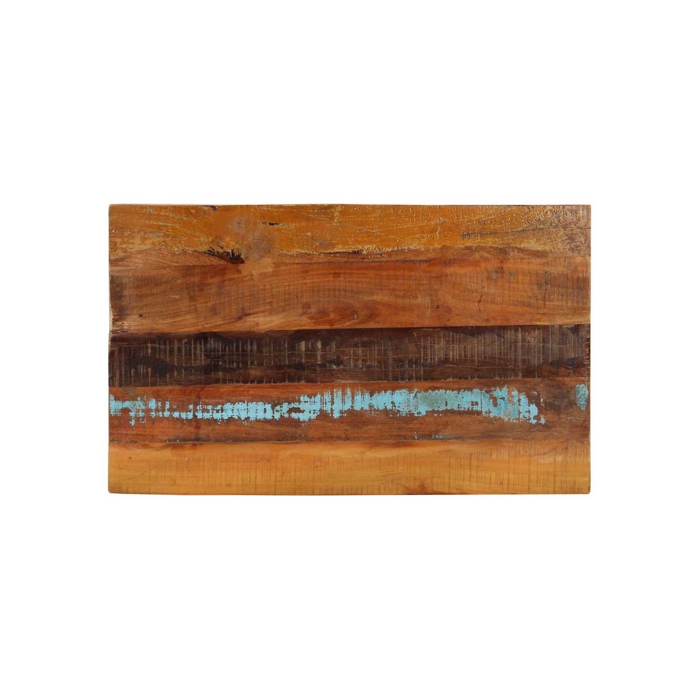 Dessus de table rectangulaire 60x100 cm 25-27 mm Bois récupéré