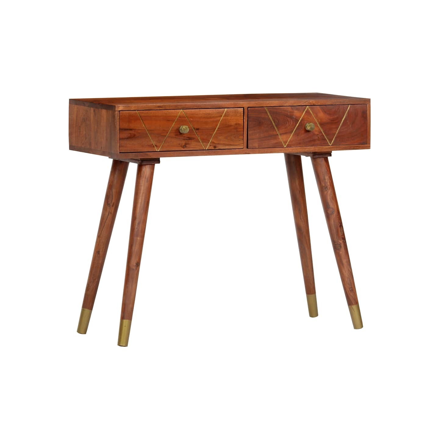 Table console 90x35x76 cm Bois d'acacia massif