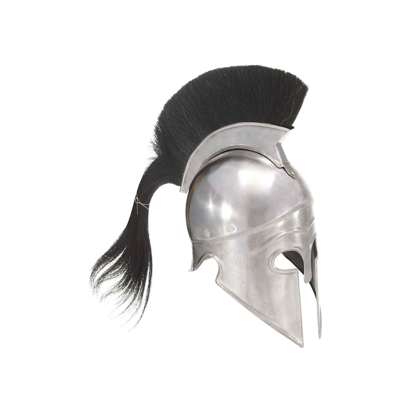 Casque de guerrier grec antique pour GN Argenté Acier