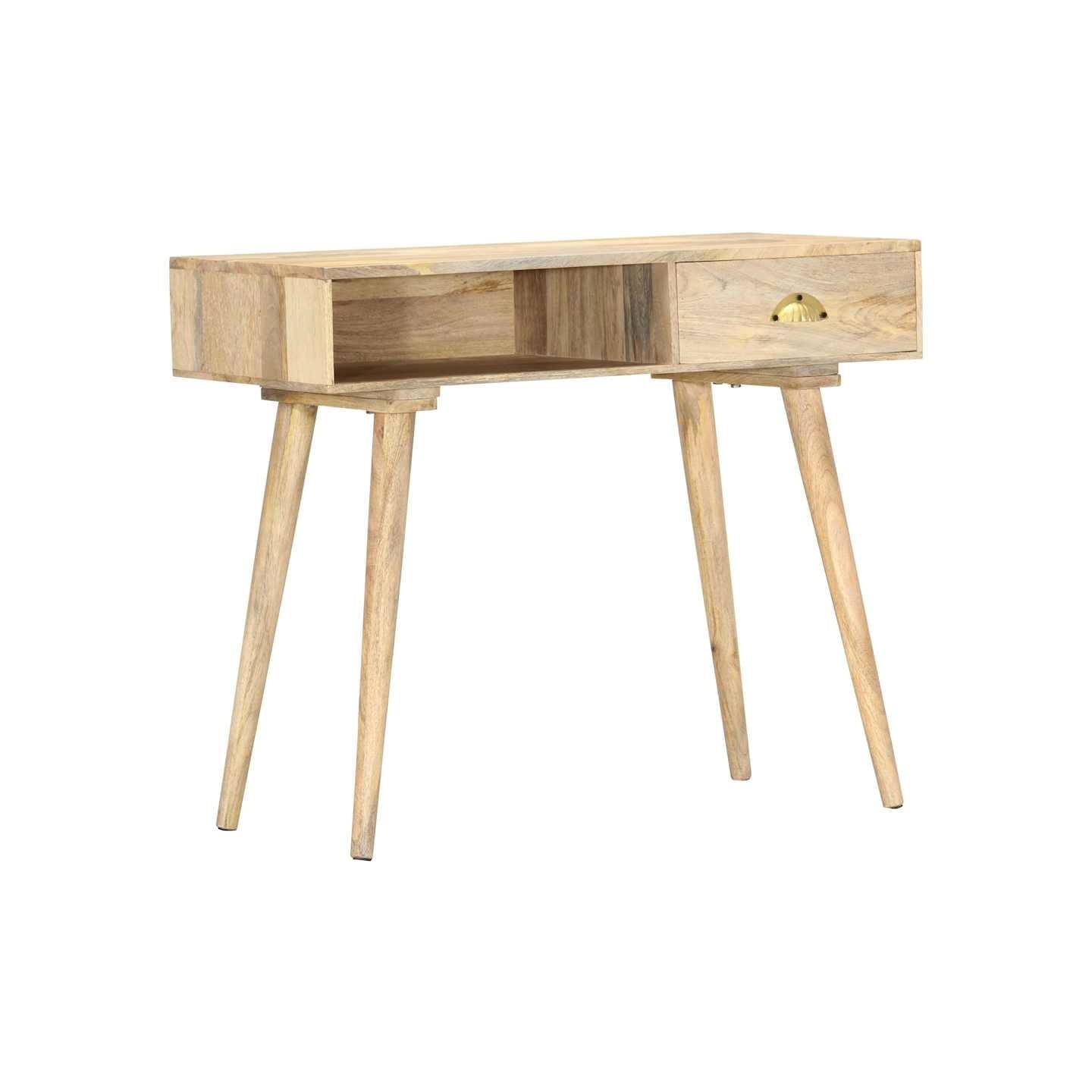 Table console 90x45x75 cm bois de manguier massif